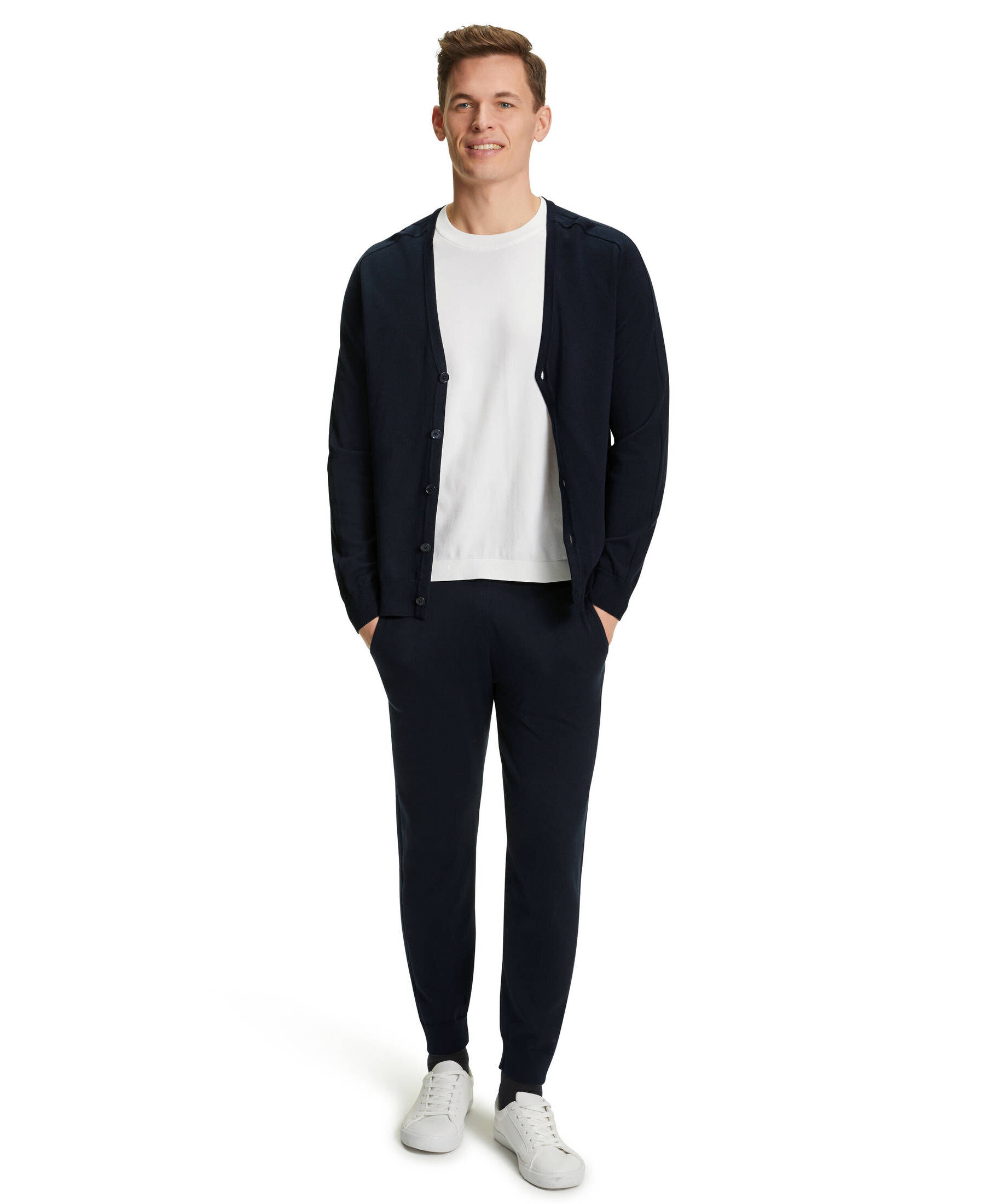 FALKE Herren Zip Cardigan – Aus Schurwolle Und Kaschmir, Mit Reißverschluss
