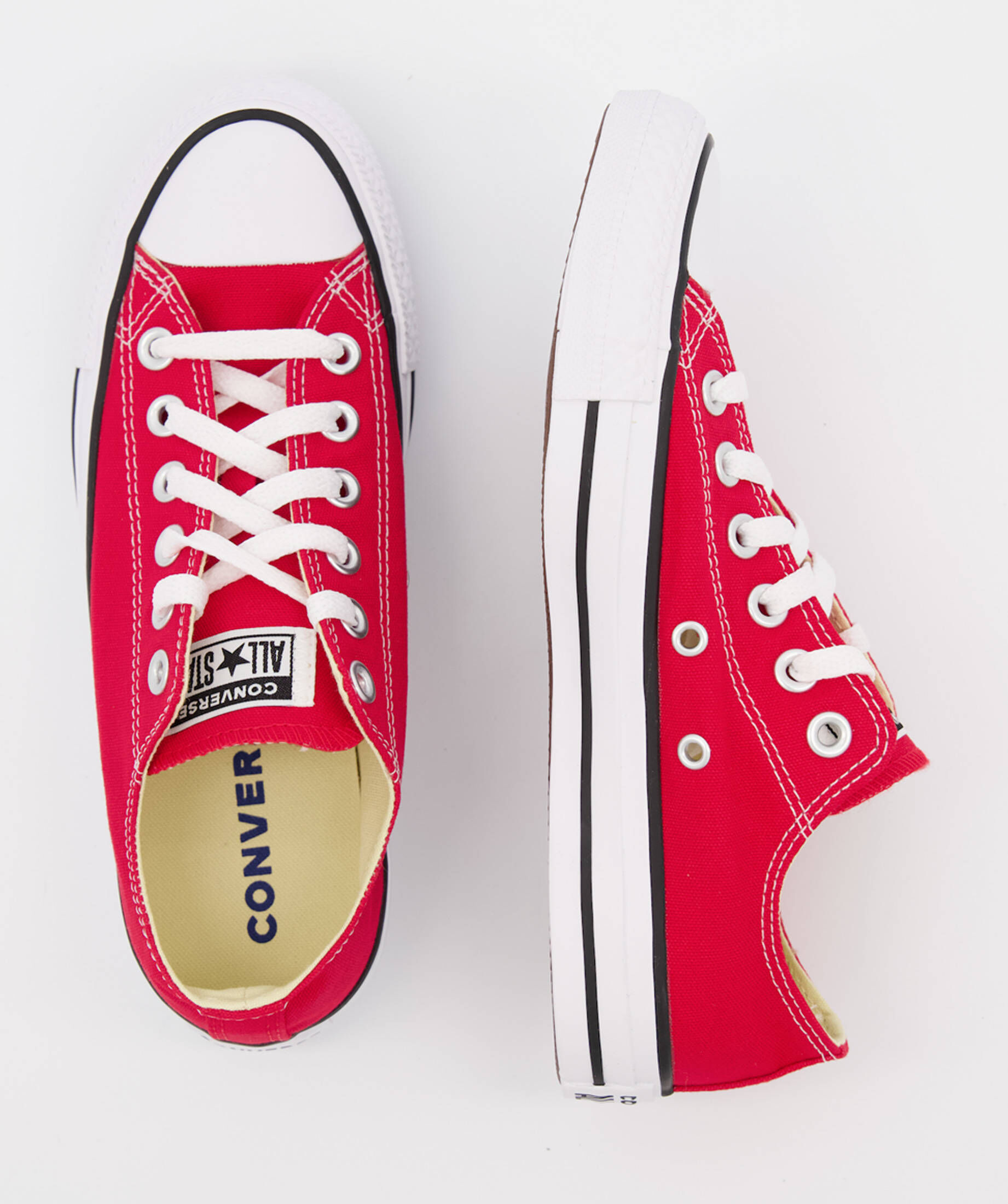 low top converse red