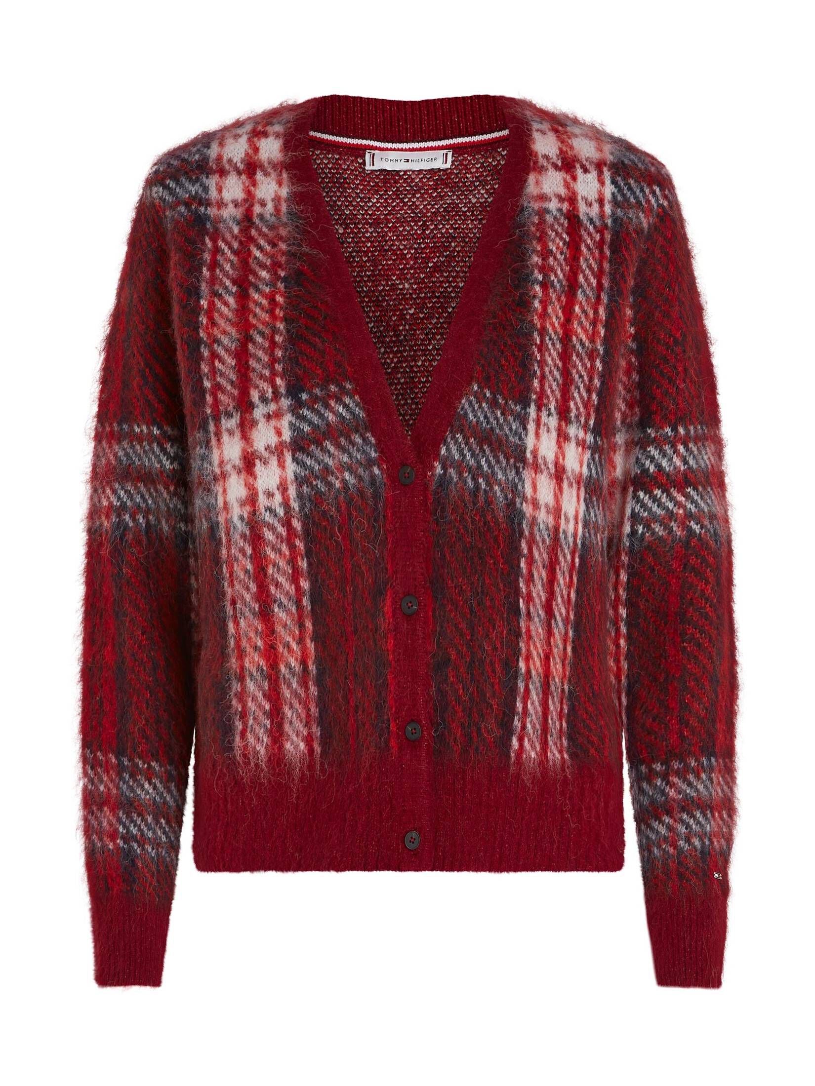 Tommy Hilfiger Damen Strickjacke mit Wolle