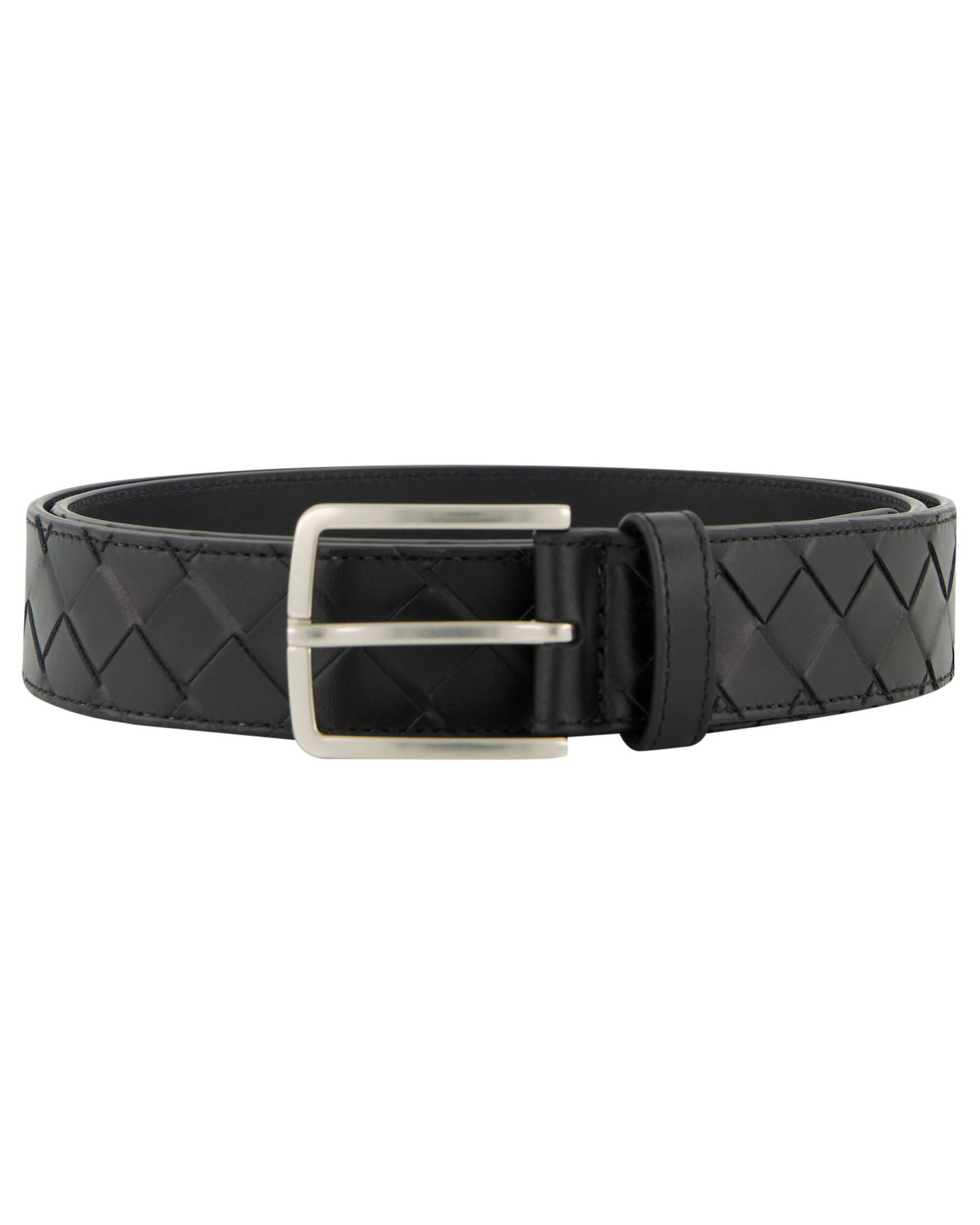 KazeRyu Herren-Ledergürtel Mit Vintage-Nähten – 3,8 Cm Breit, Hohlgeprägtes Blumenmuster Für Business & Freizeit