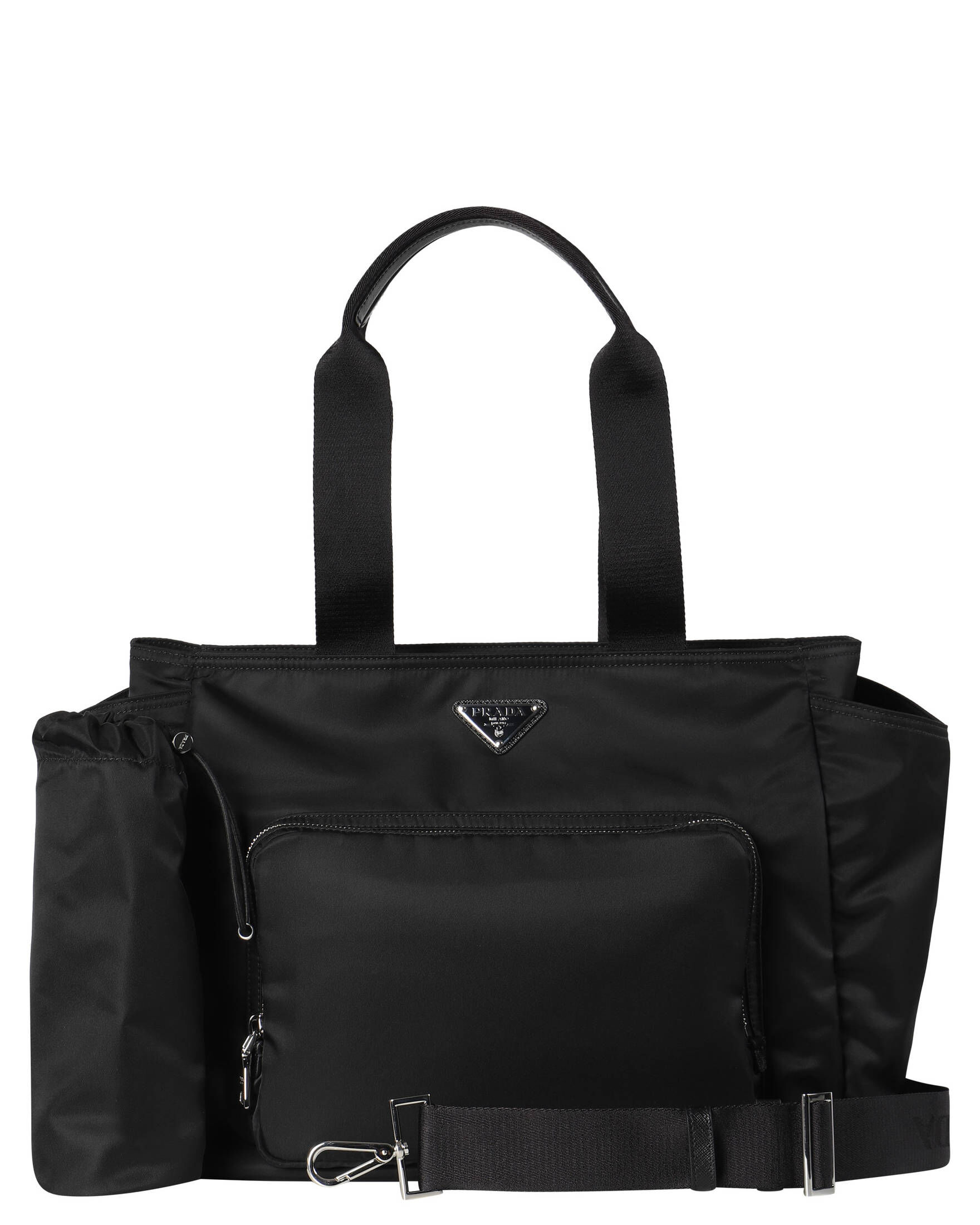 Prada Wickeltasche aus Re-Nylon in schwarz kaufen engelhorn