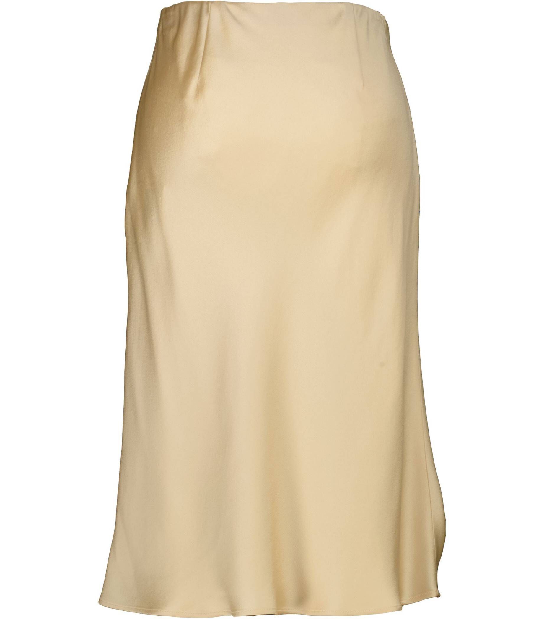 Bleistiftrock Damen Satin - Hoher Bund Mit Elastischem Schlitz Für Frühling/Sommer