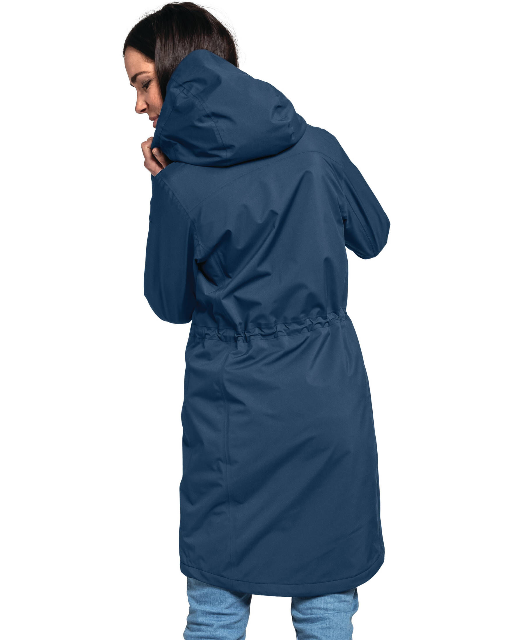 und wasserdichte Regenjacke für Frauen mit praktischen Taschen leichte Damen Jacke für Frühling und Sommer Schöffel Damen Parka Sardegna L wind 