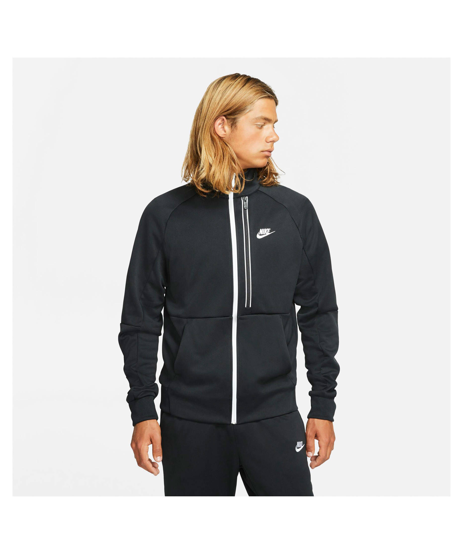 nike sportswear heritage fleece jacket