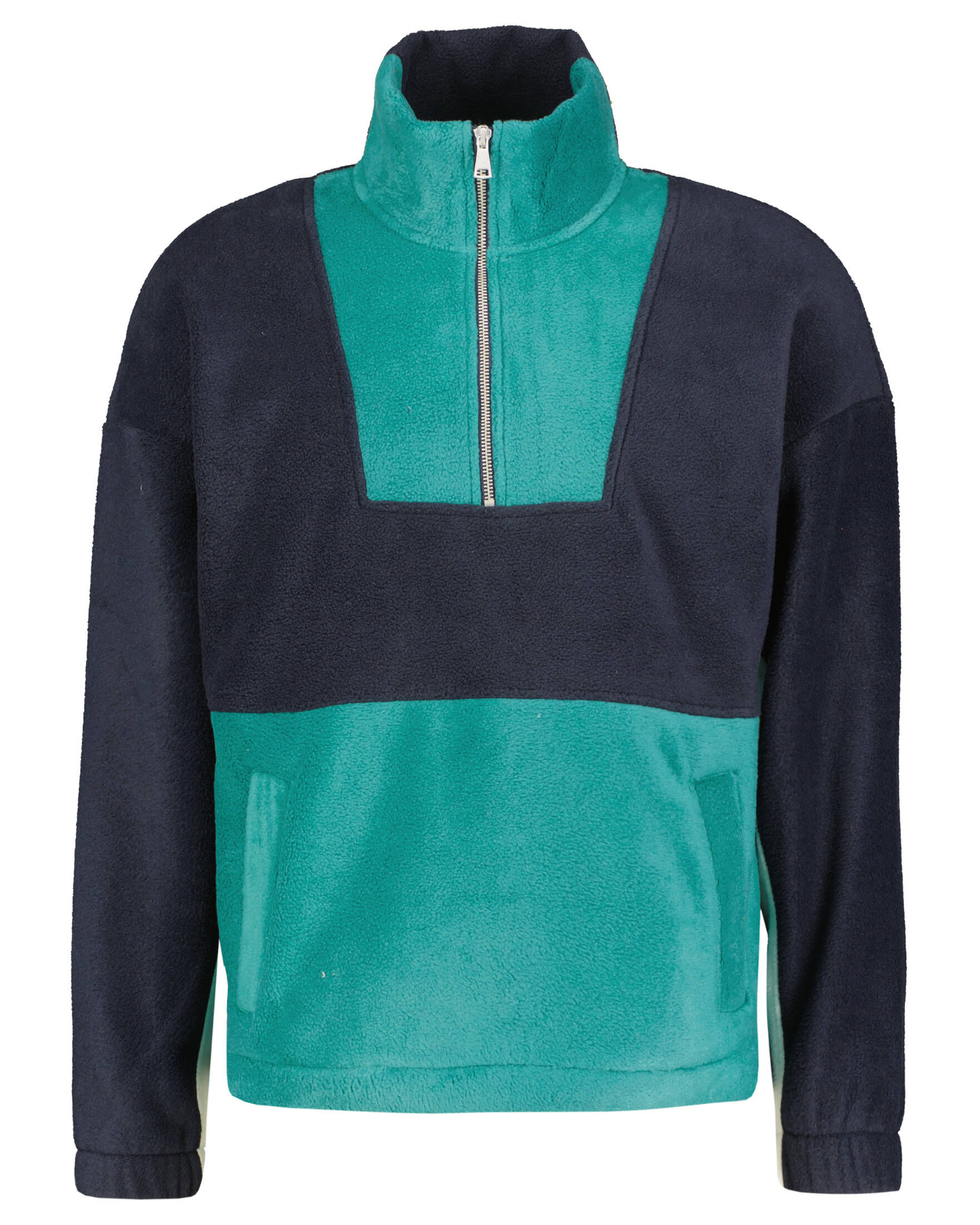 Dr. Denim Herren Dario Zip Sweatshirt – Leichter Übergrößen-Mockneck Mit Halbem Reißverschluss