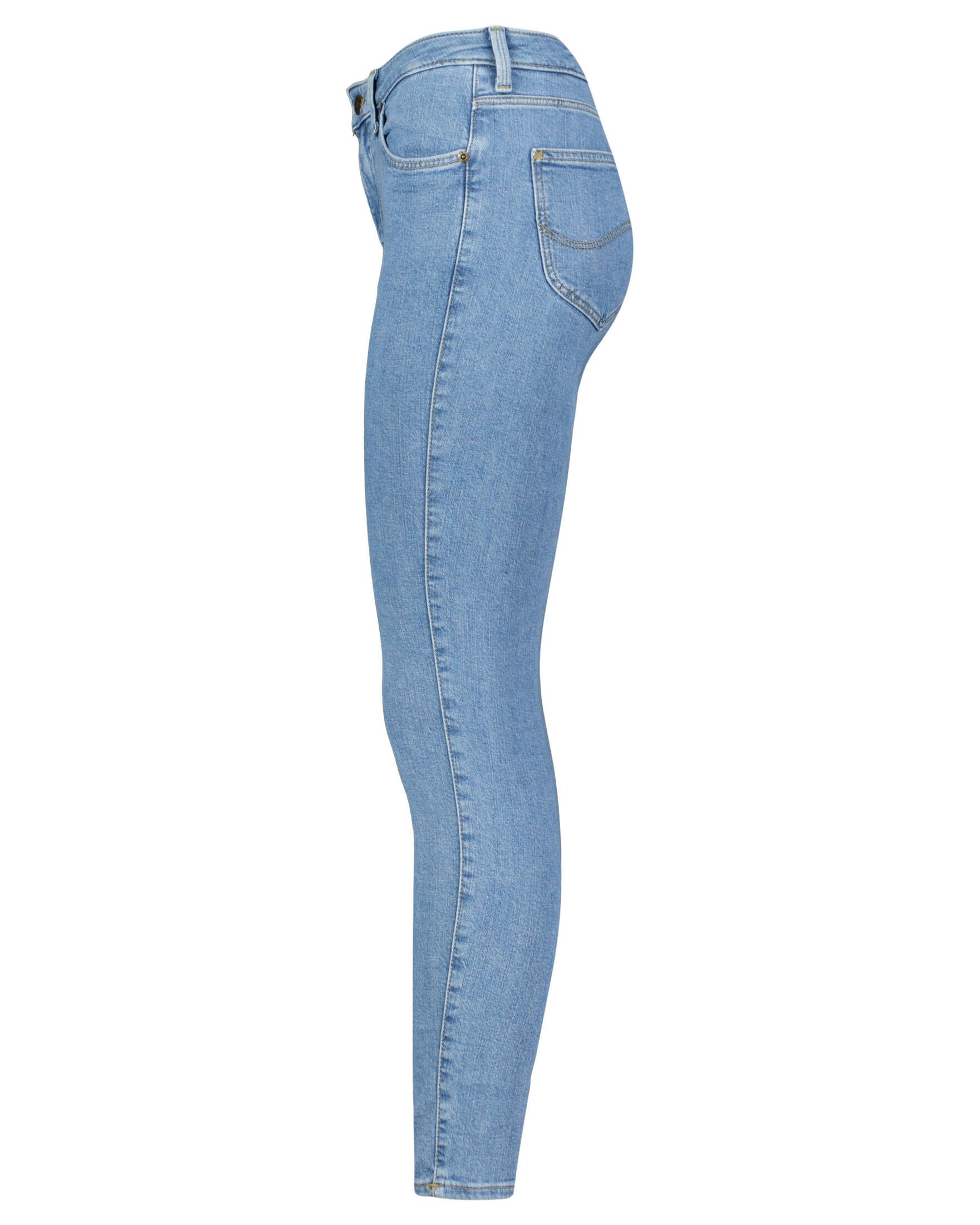 Damskie Jeansy LEE SCARLETT HIGH ZIP W28 L31 (5401139035829) * Cena, Opinie * Je