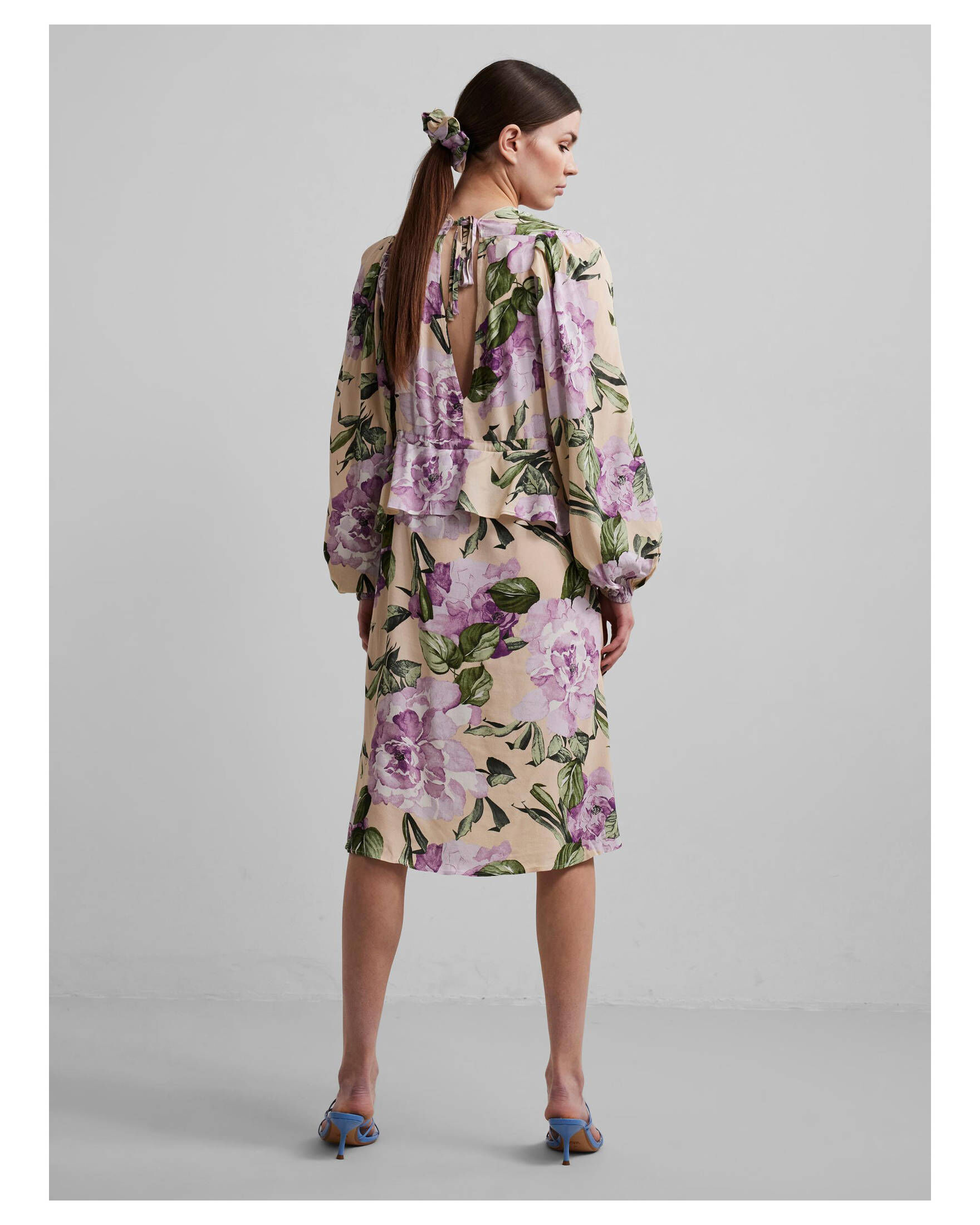 Noppies Sydney Kleid – Stillkleid Mit Ballonrock & Kordel Für Schwangerschaft & Danach, Langärmlig