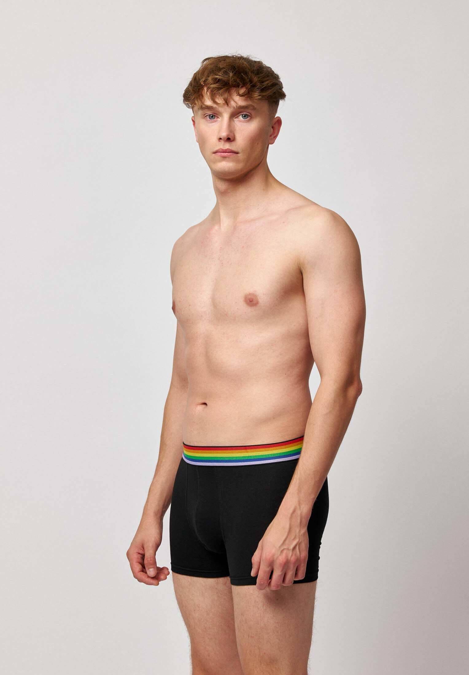 Intimitaly - Herren Boxershorts 100% Baumwolle (6er Pack) Set Aus Unterhosen Für Herren Baumwolle Weiß Und Bunt Underwear Unterwäsche, 6 Weiß, M