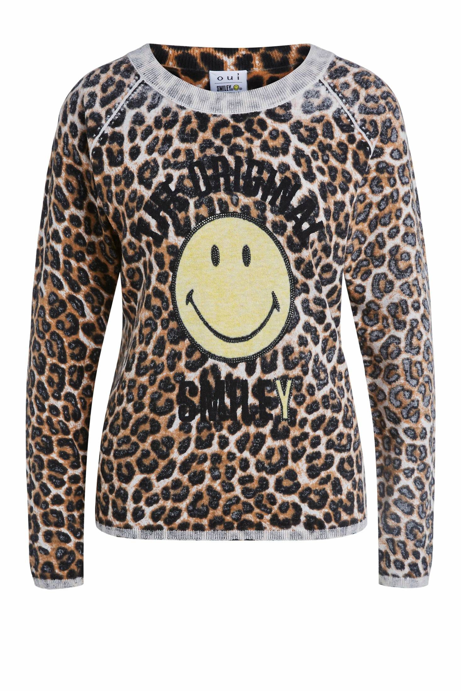 damen pullover mit smiley