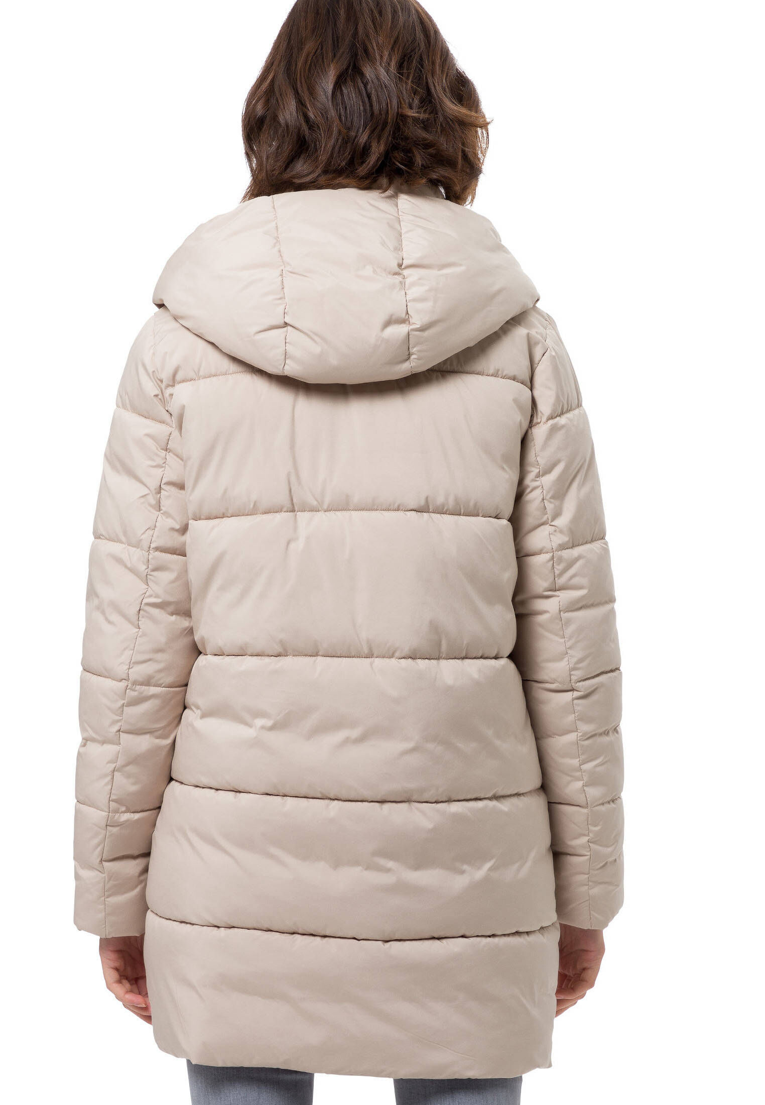 steppmantel schwarz kapuze