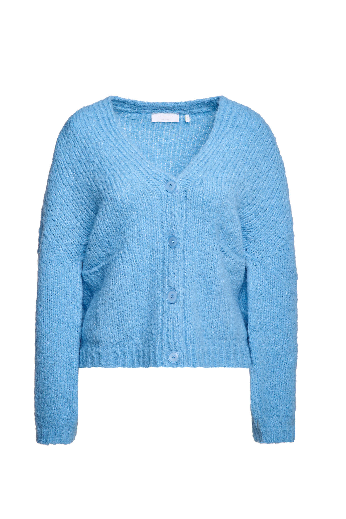 Pullover Damen Strickjacke Royalblau Strickjacke Radiant Blue