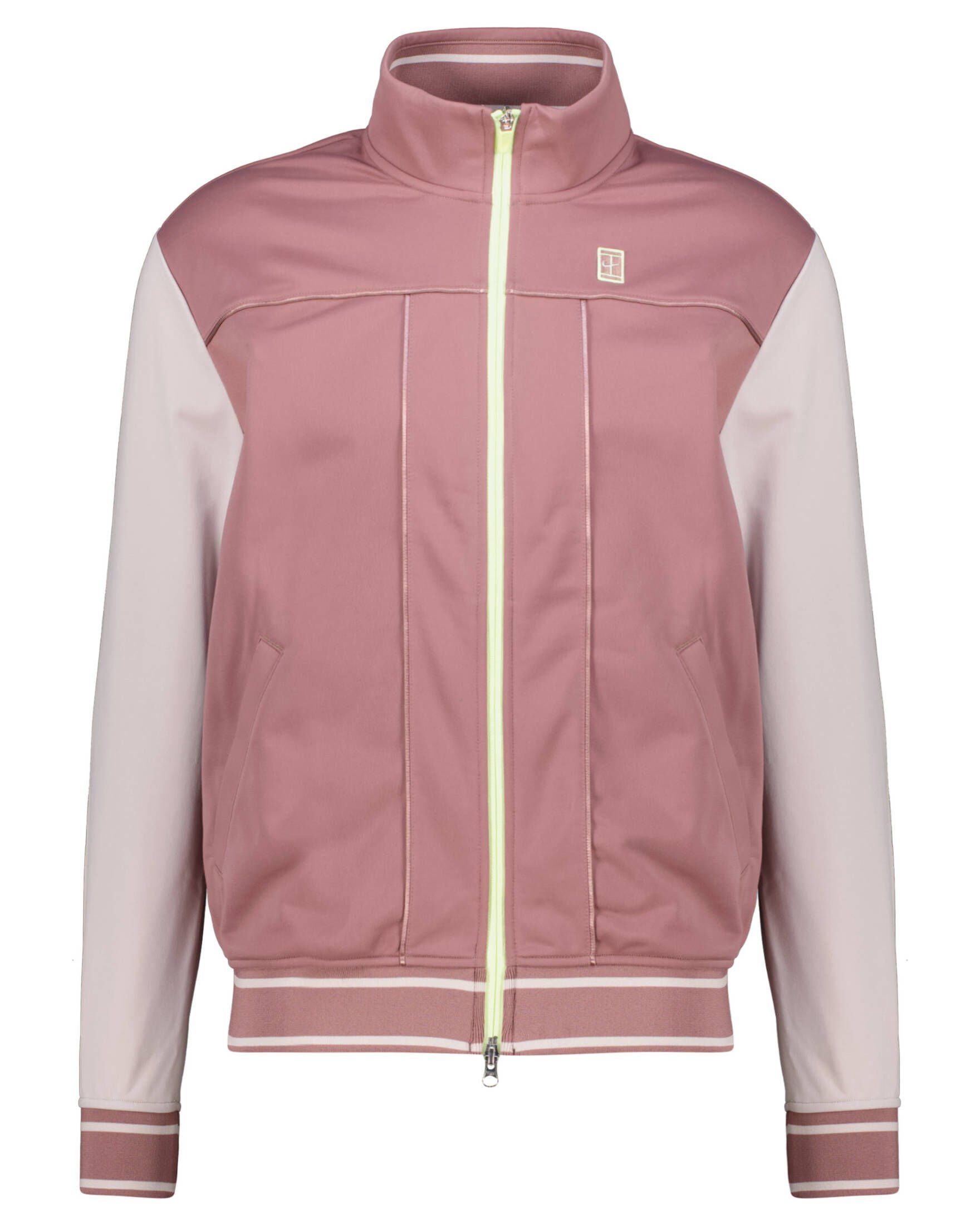 Nike Court Heritage Trainingsjacke Damen Damen Tennissweatshirt Nike Court  Heritage Jacket FZ W Bleached