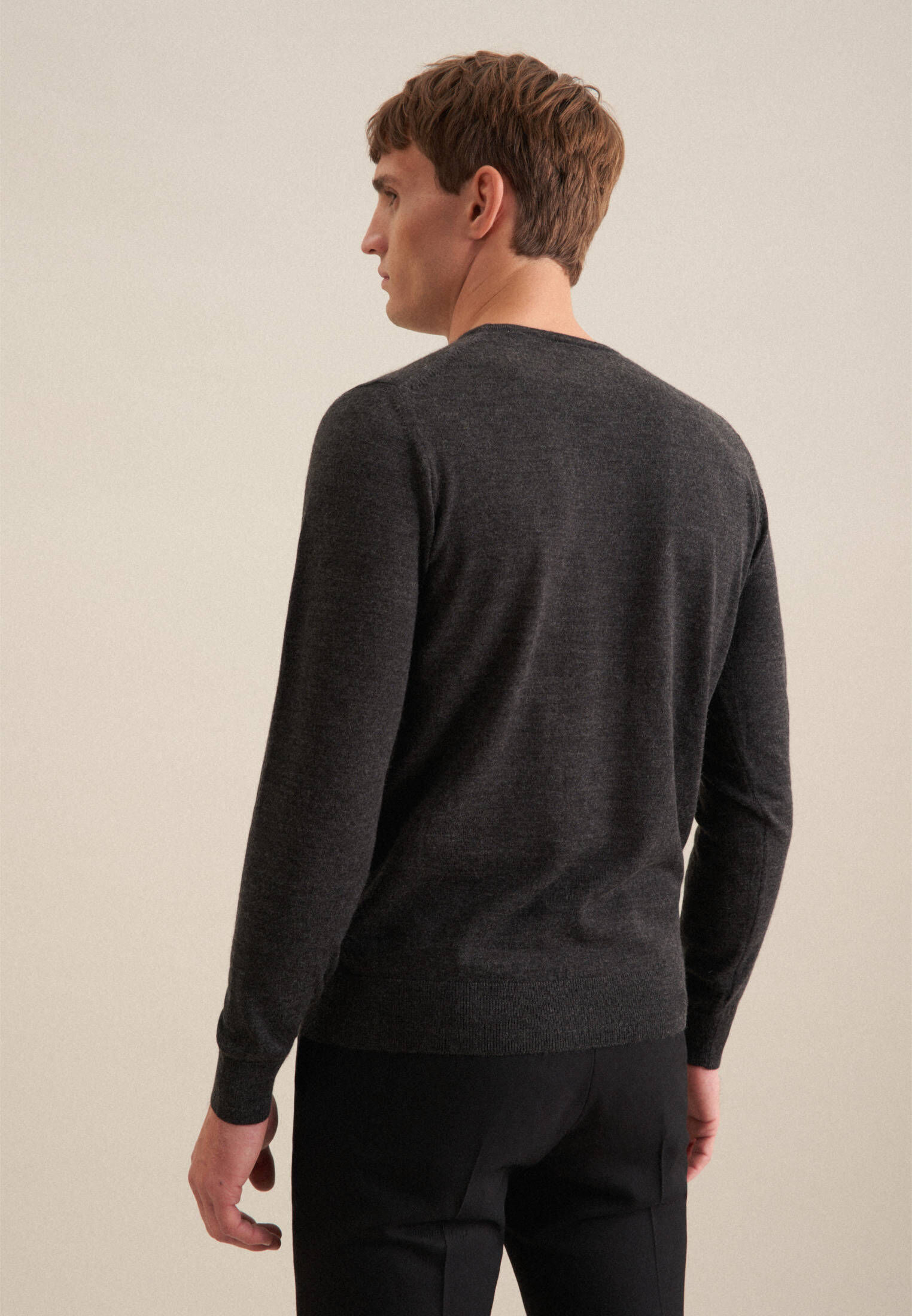 Pullover Uomo Seidensticker In Lana 100% - Maglione Elegante E Comodo, Per Ufficio E Tempo Libero