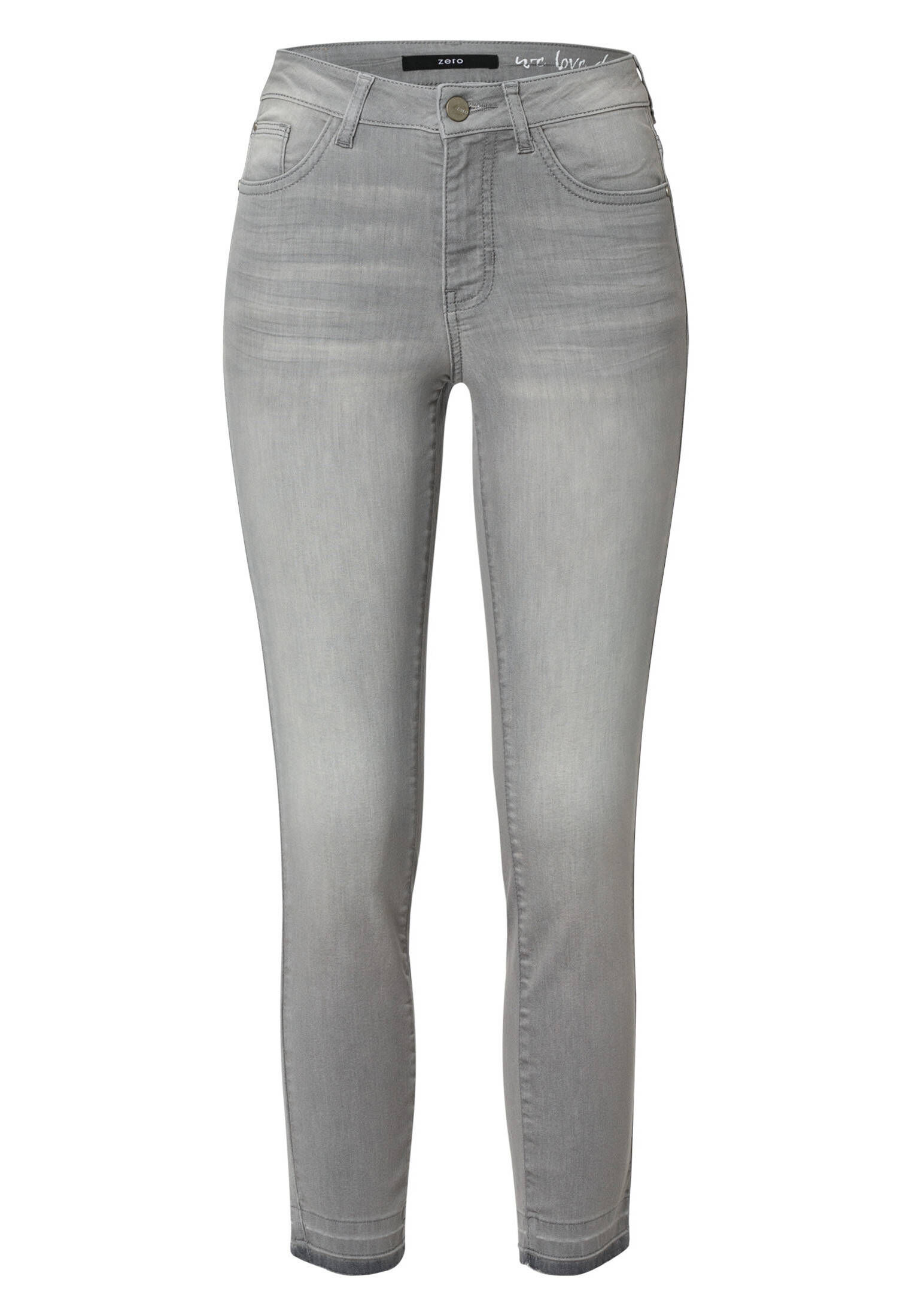 Zero Damen Orlando Straight Leg Jeans - Zeitlose Figurbetonte Hose Im Casual Style