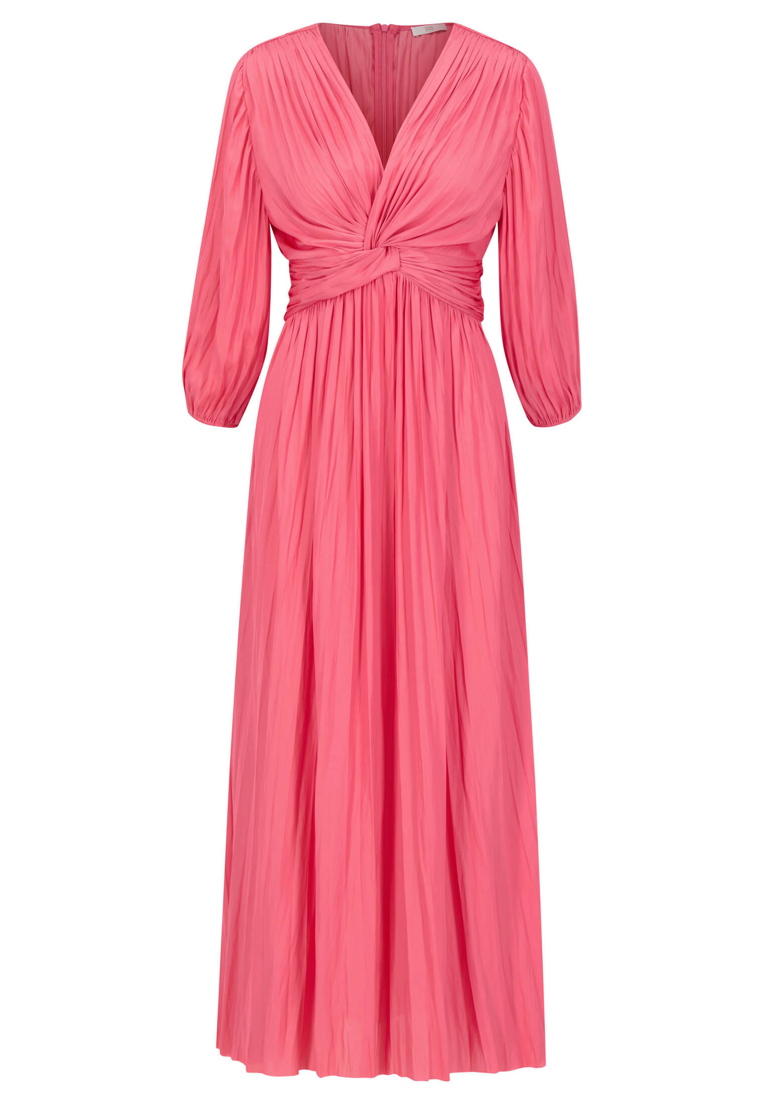 Damens Cocktailkleid – Ärmellos, V-Ausschnitt, Gerüscht Mit Schlitz Damens Cocktailkleid – Ärmellos, V-Ausschnitt, Gerüscht Mit Schlitz