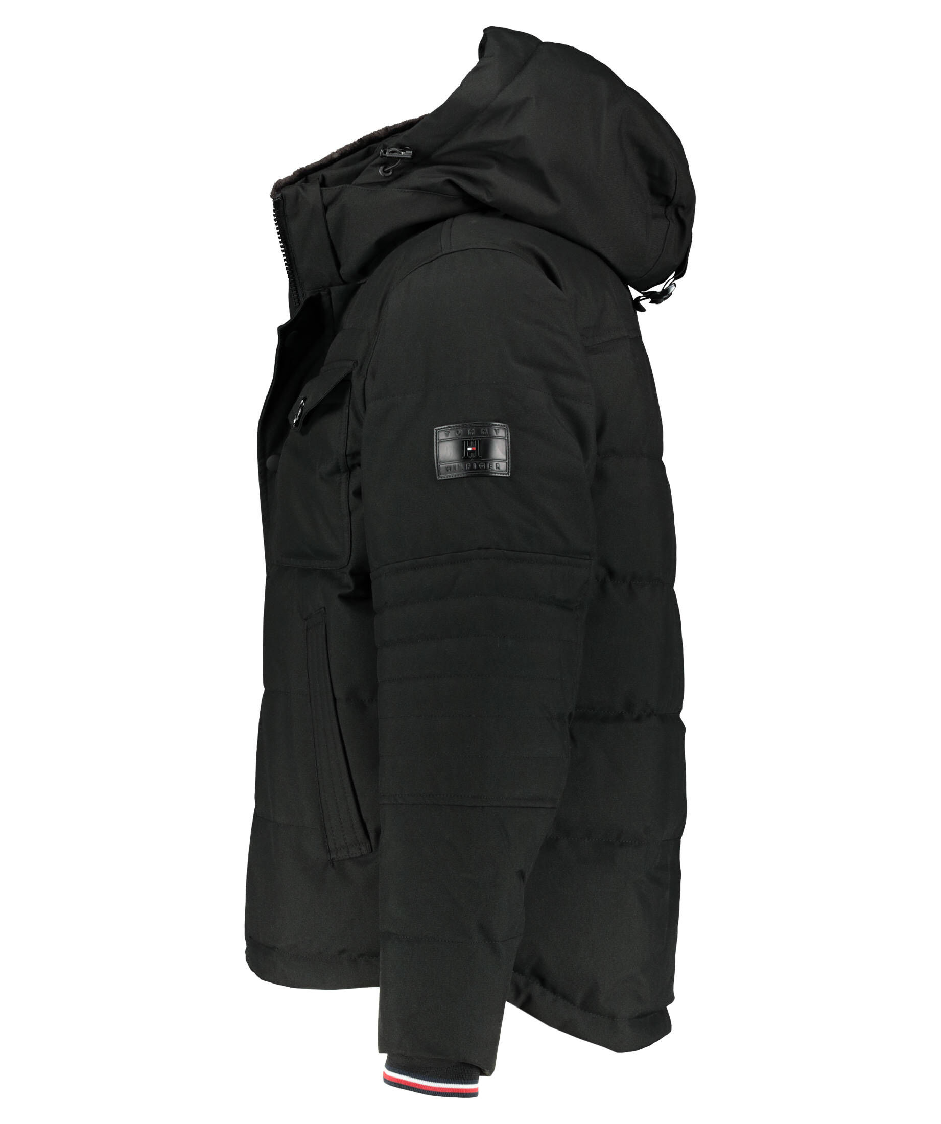 herren winterjacke mit fell tommy hilfiger