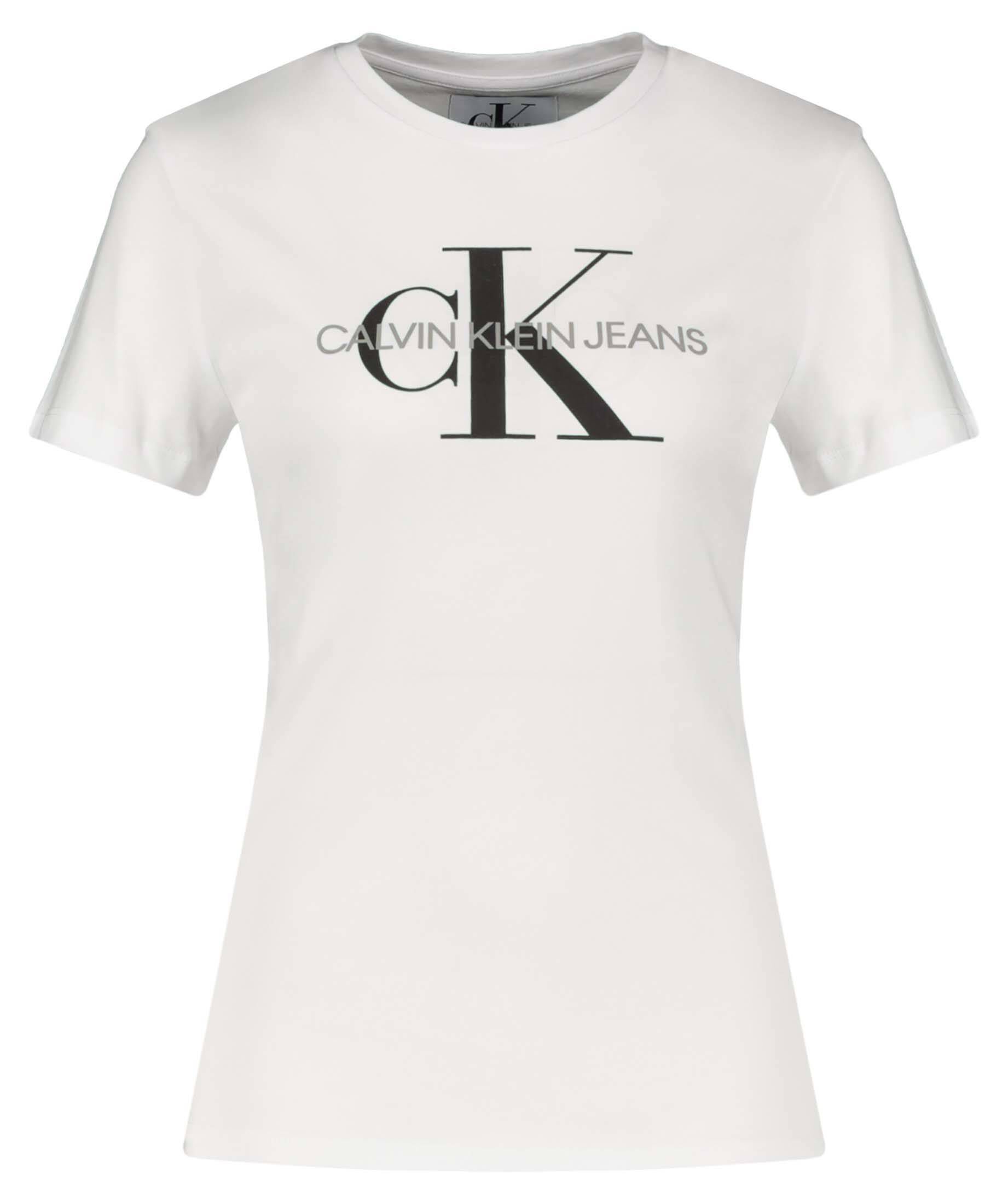 CALVIN KLEIN CORE T-Shirt LOGO MONOGRAM FIT JEANS | Damen TEE REGULAR engelhorn kaufen