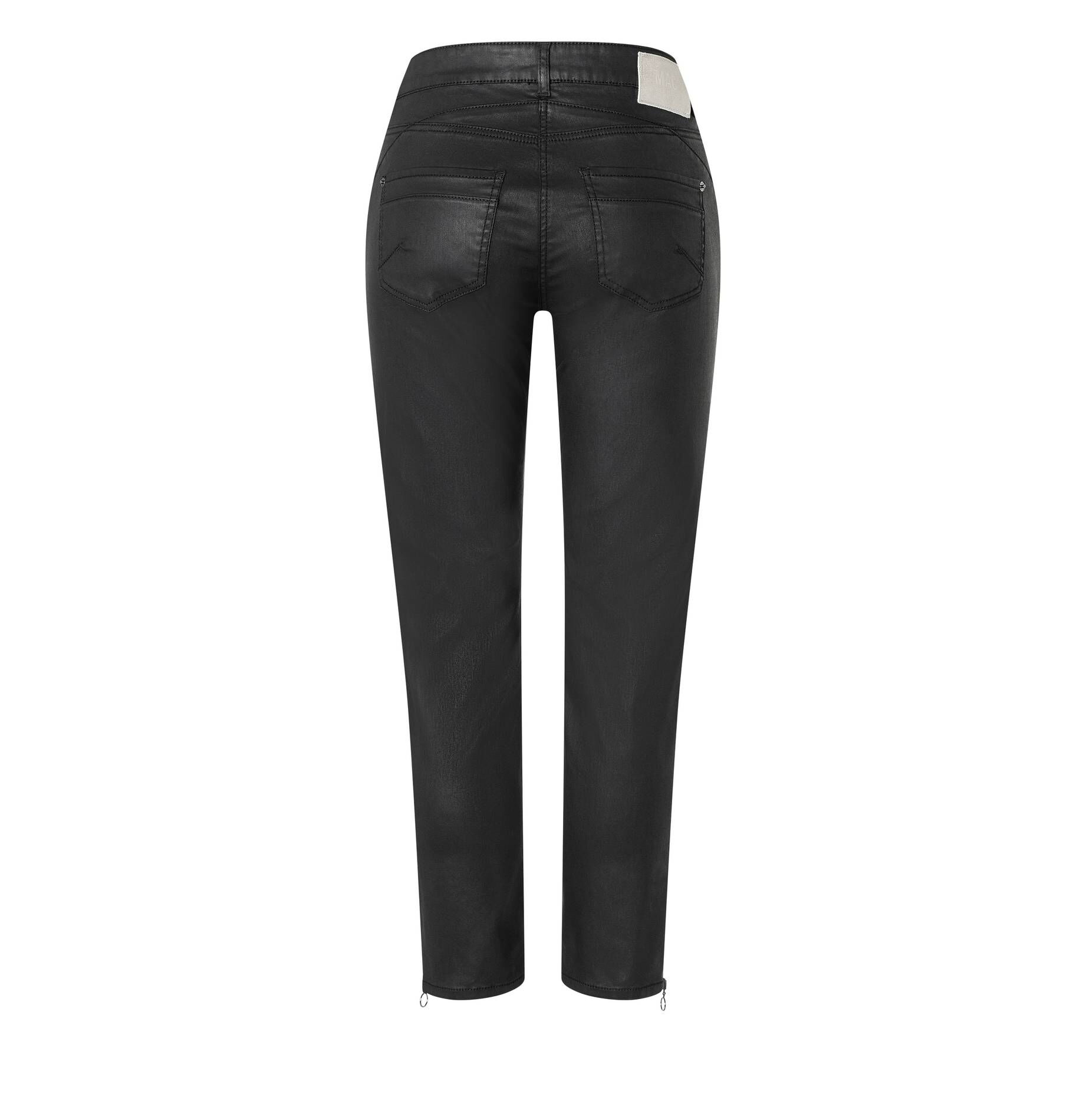 Mac Slim Fit Denim Jean With Raw Hem & Zip Cream 014r 28L