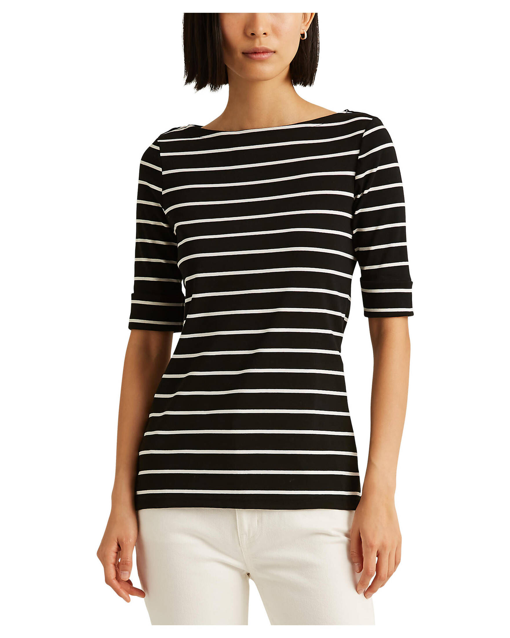 MUSTANG Damen Halbarm T-Shirt – Mit Frontprint, Aus Weicher Baumwolle, Tailliert, Rundhals