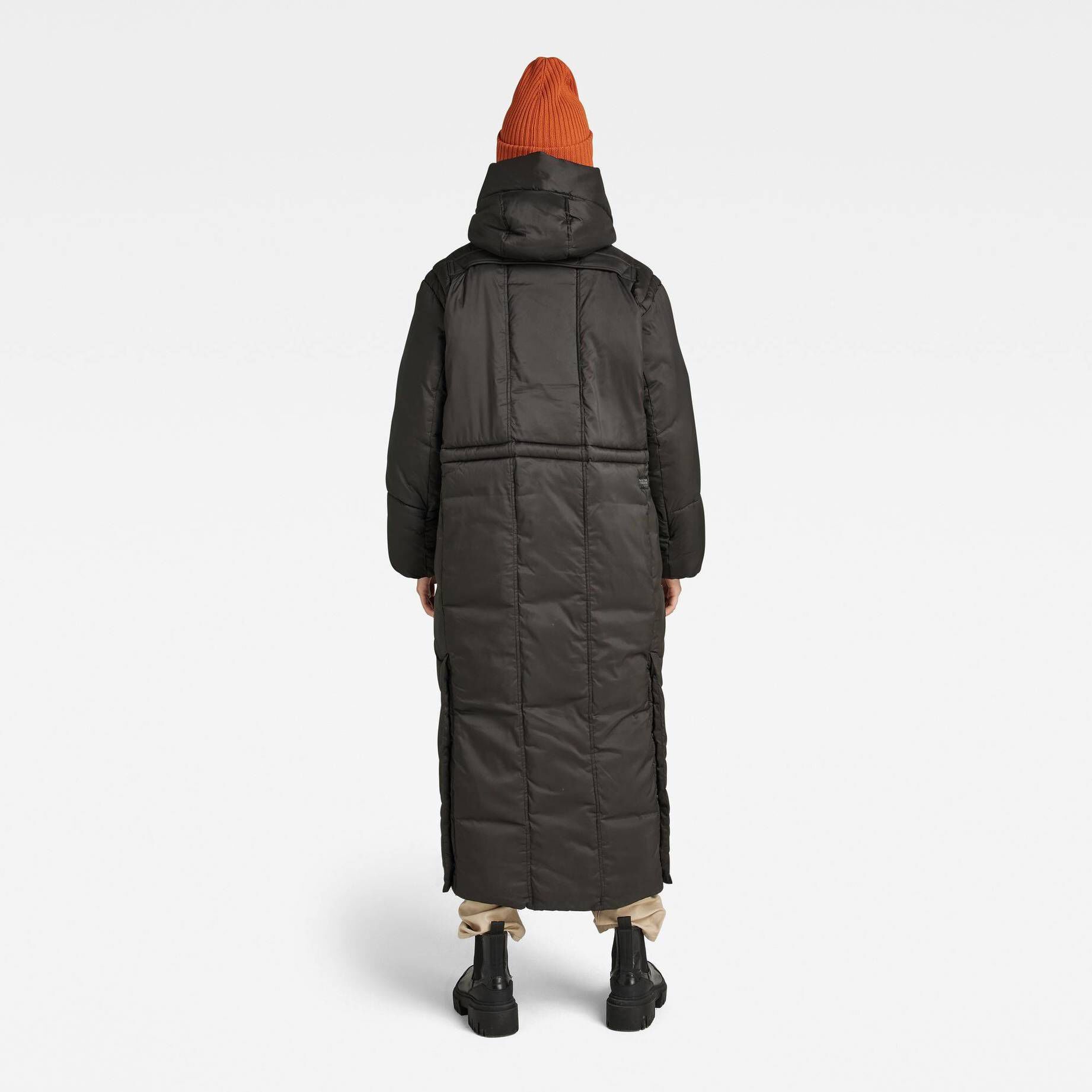 G-STAR RAW Damen G-Whistler Parka Extra Lang - Wasserdichter Wintermantel Mit Kapuze