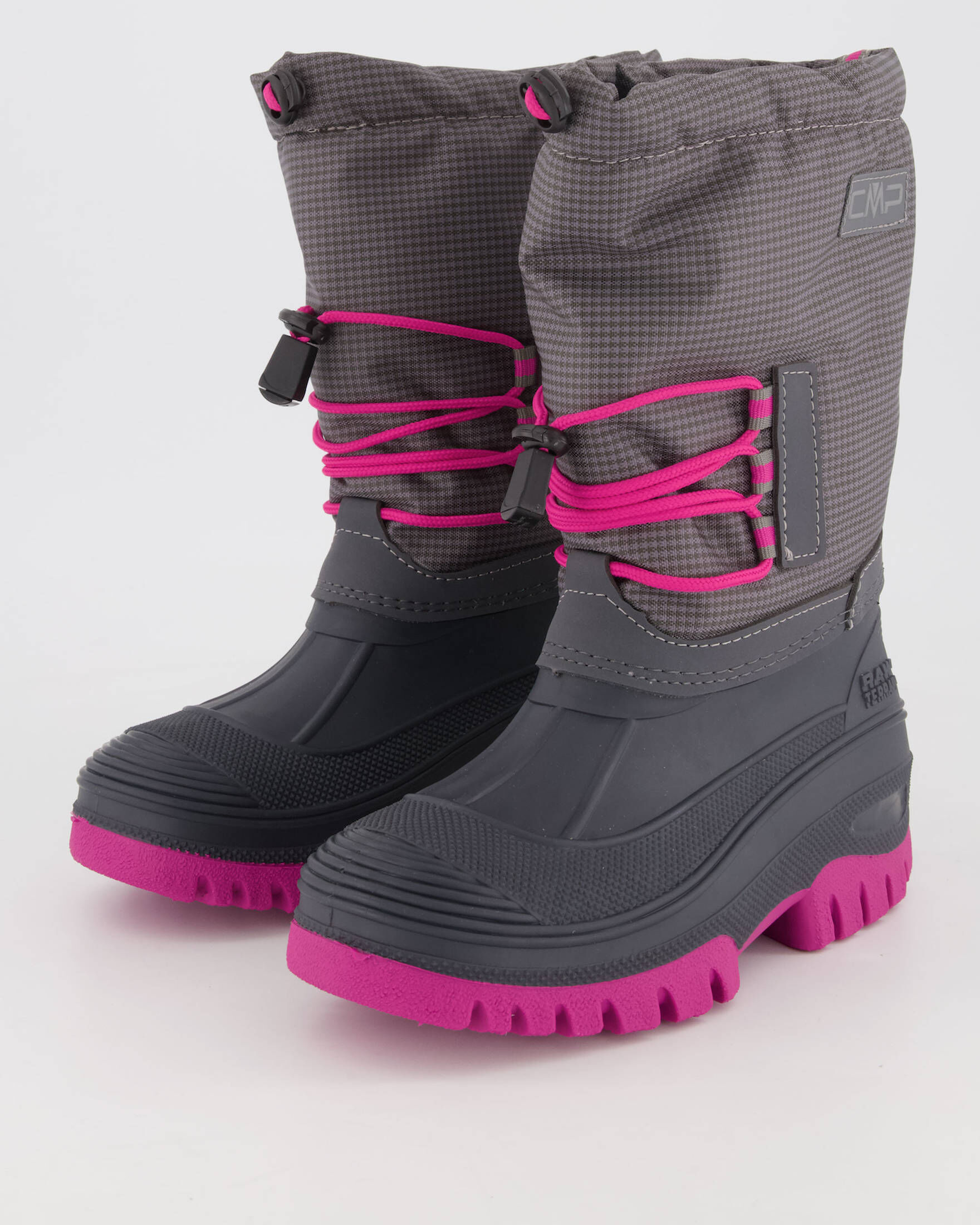Stivali Da Neve Bambini CMP Ahto WP - Impermeabili, Traspiranti, Vegan E PFC Free, Colore Giada, Taglia 34 EU