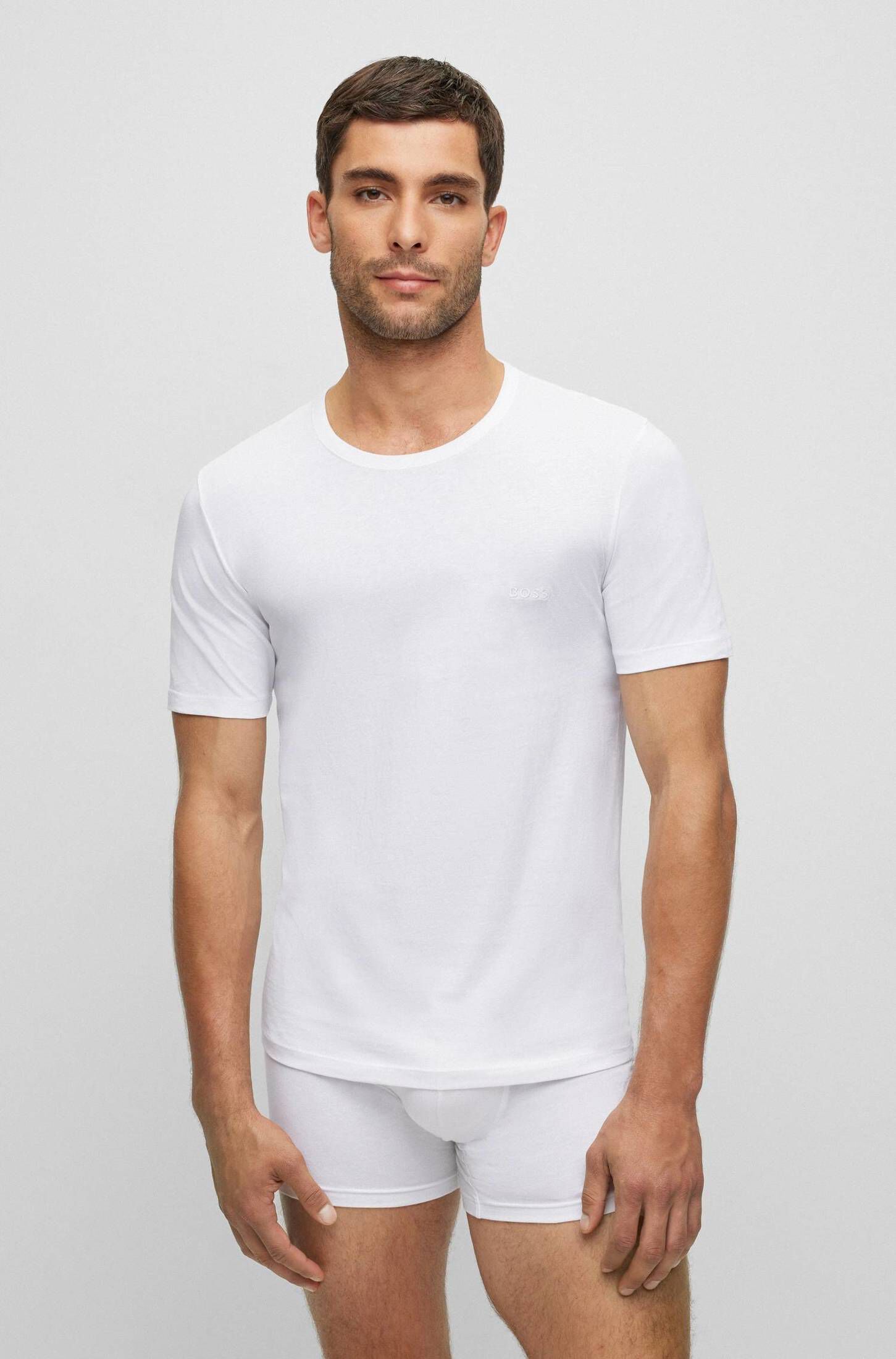 Hanes Herren Unterhemd 4er Pack – Comfort Fit, Aus Baumwolle/Spandex, Feuchtigkeitsableitend, Geruchsneutralisierend