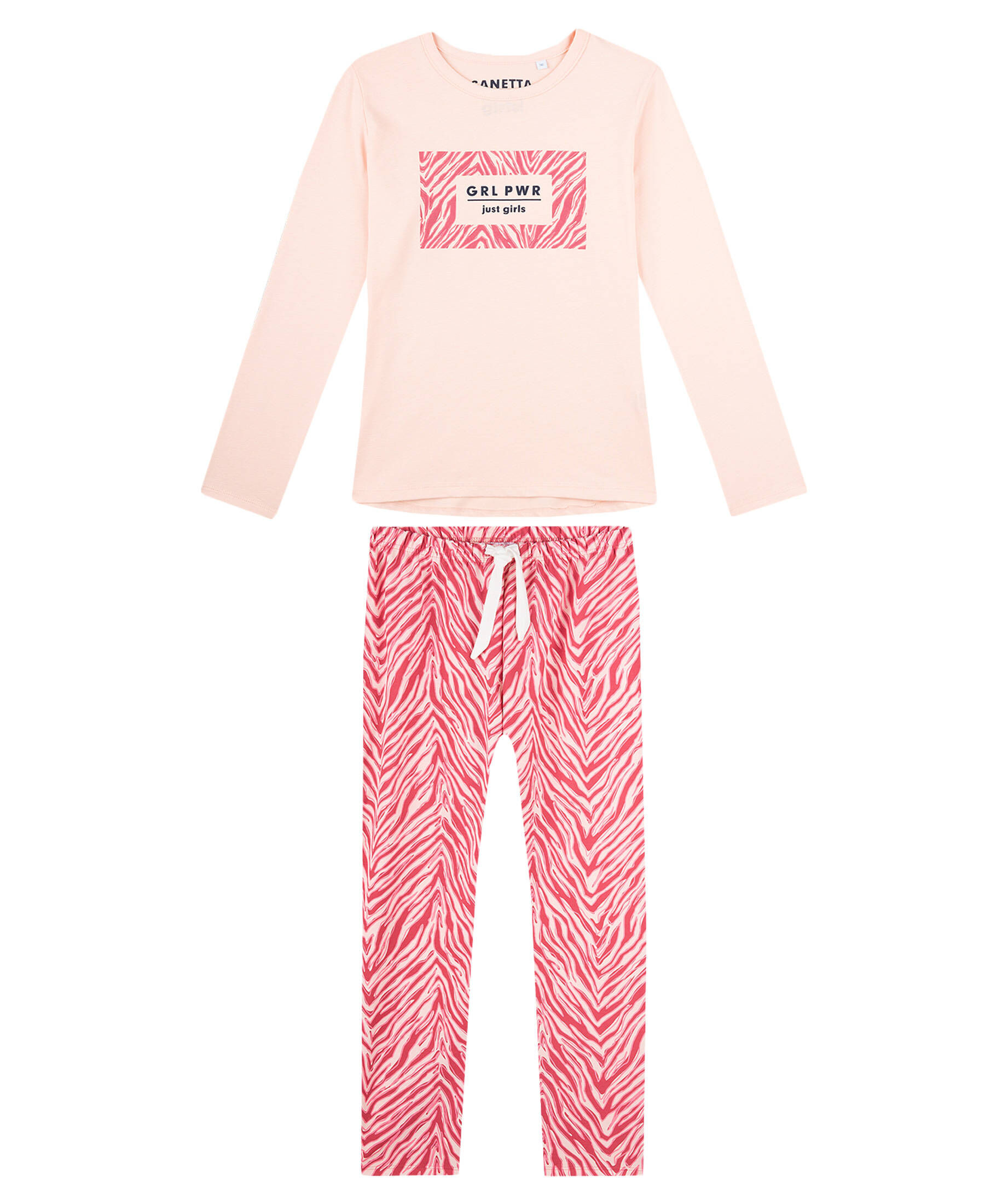 Sanetta Mädchen Pyjama - Nachhaltiger Schlafanzug Made In Europe