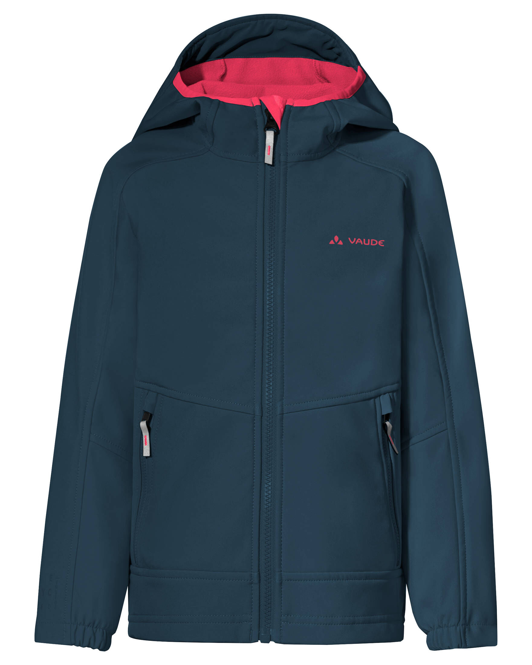 VAUDE Softshell jas Kids Rondane IV, hoogwaardige outdoorjas, wind- en waterafstotende regenjas met capuchon, klimaatbesparende regenjas voor kinderen