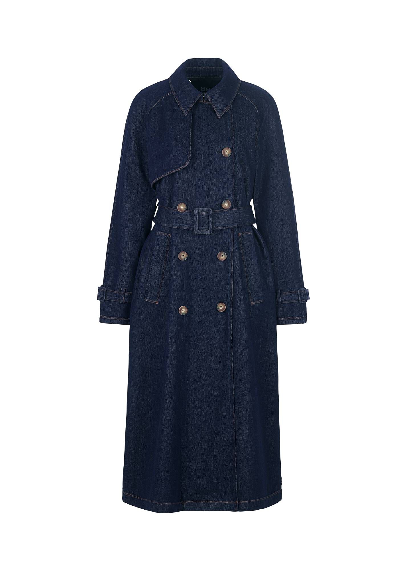 Mantel Trench Dunkelblau Scandinavian Edition Raincoat Trenchie