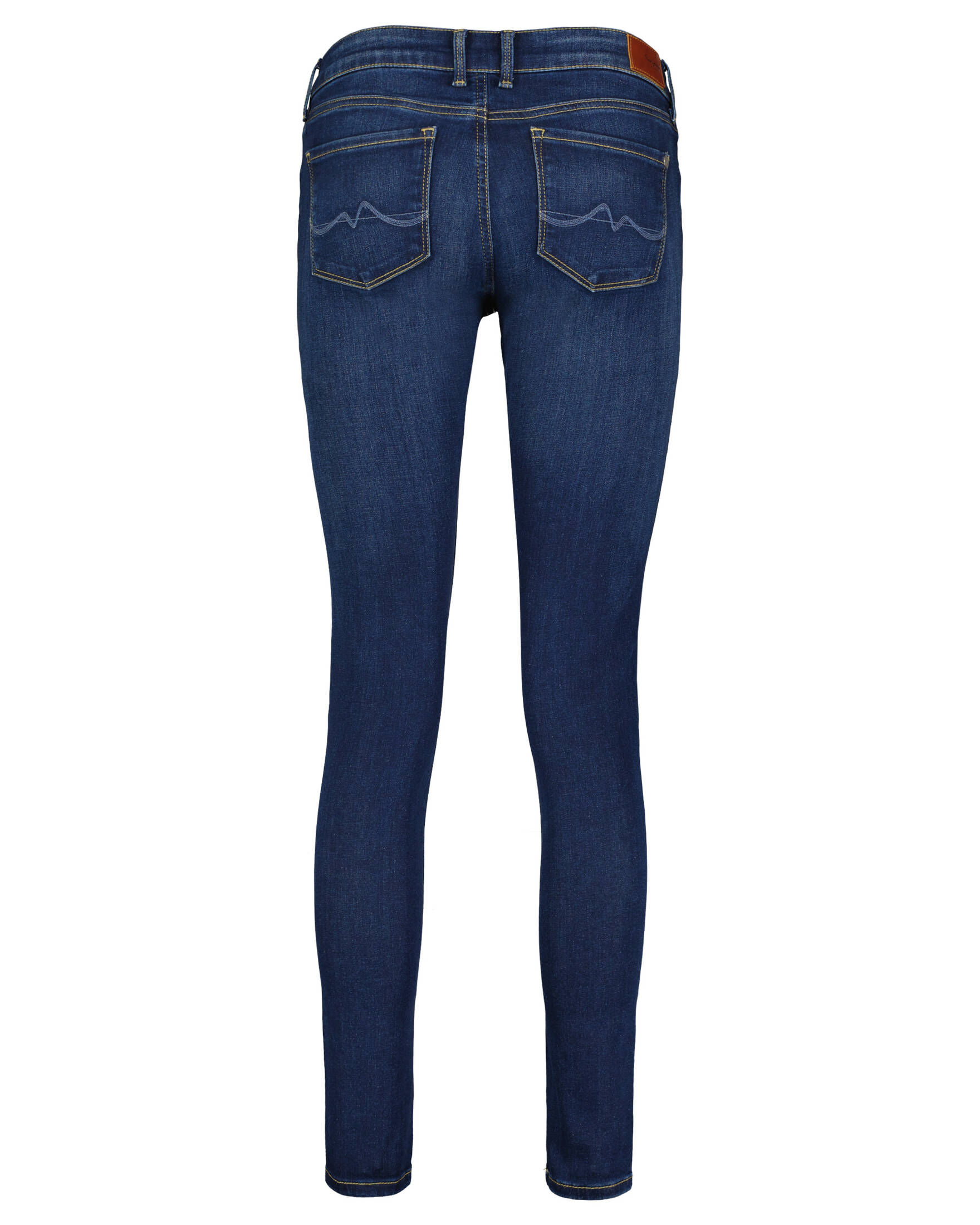 Pepe Jeans Damen Slim Fit Jeans – Mit Multi-Stitch-Details, Niedriger Taille Und Wiser Wash