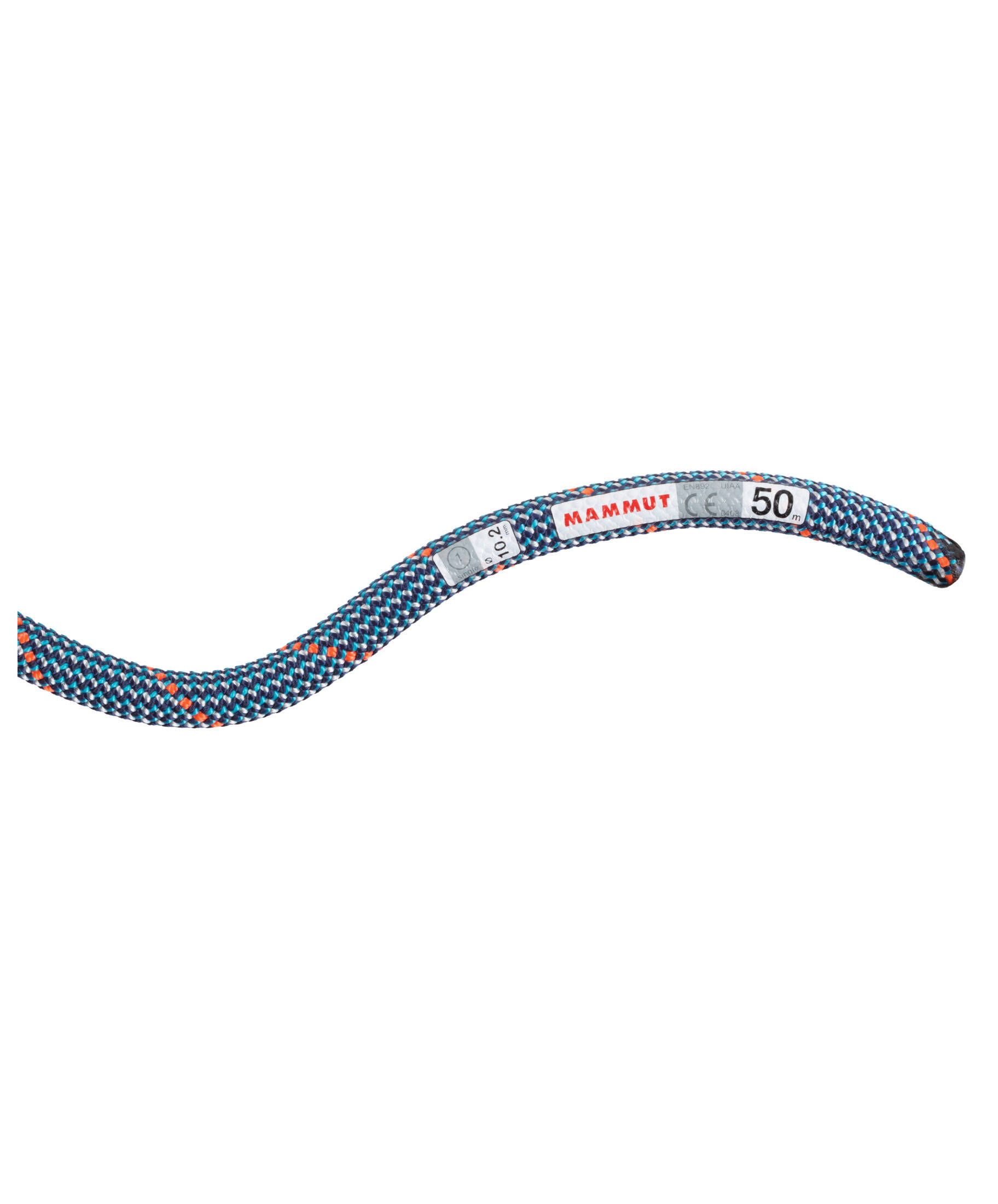 Mammut 10.2 Crag Classic – Corde D’escalade 60 M, Robuste Pour Sportive, Trad Et Big-walls, Sans PFC