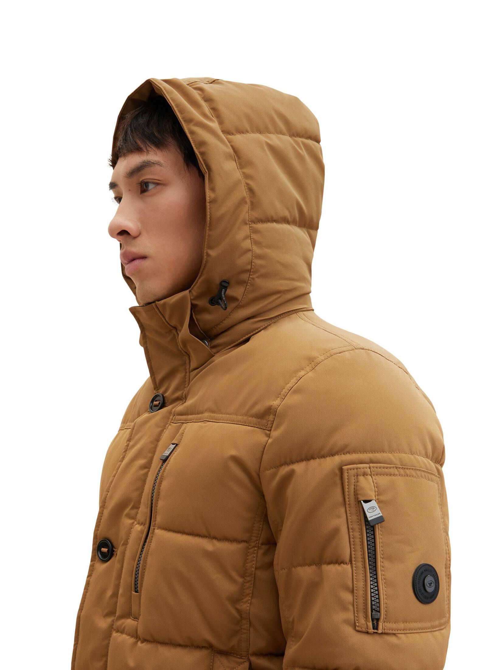 TOM TAILOR Herren Steppjacke Im Bomber-Style – Regular Fit, Mit Recyceltem Polyester, Übergangsjacke Für Herbst/Frühling