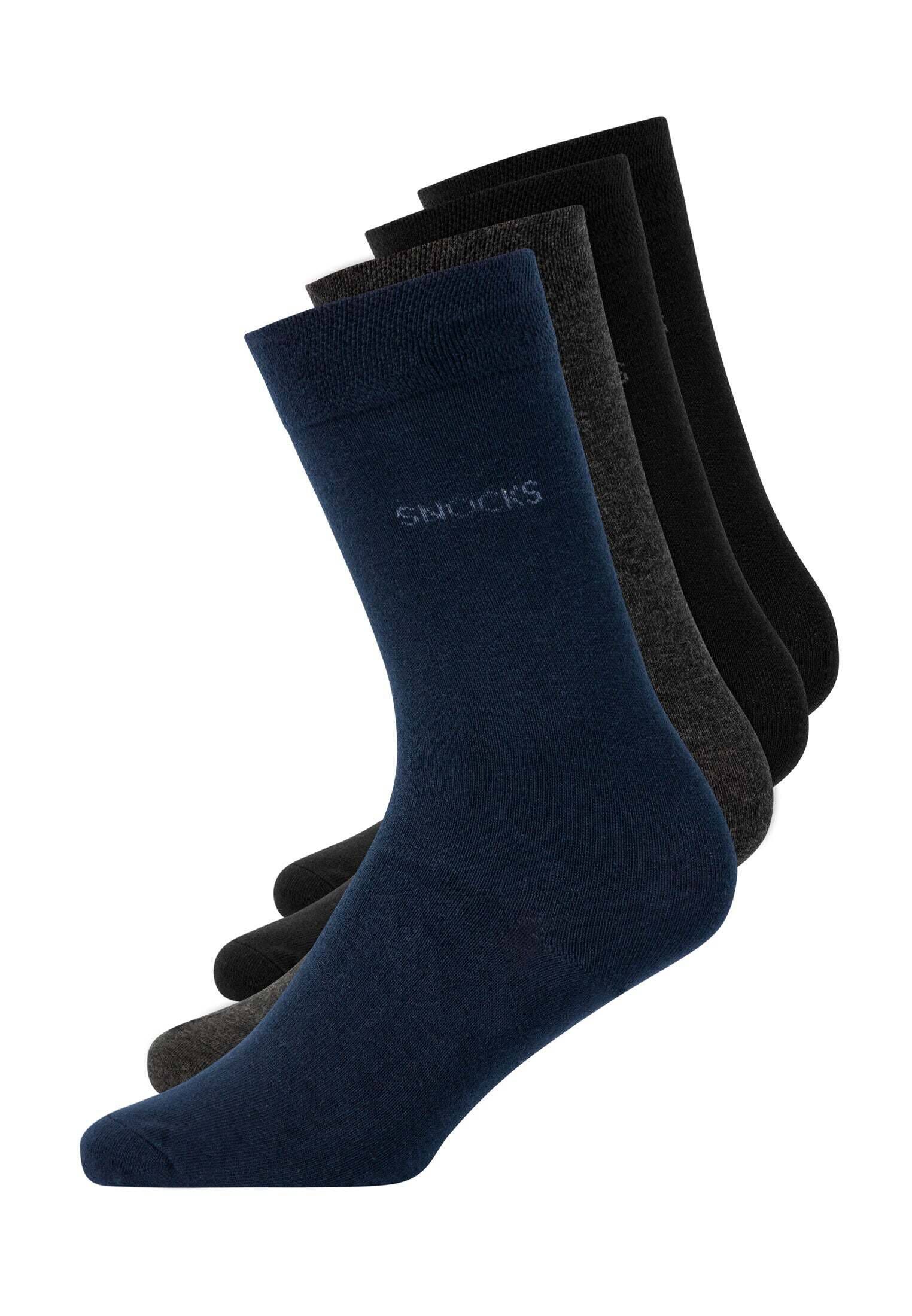 YOSENDE Herren Business Socken 5 Paar - Baumwolle Sportsocken Gr. 39-44