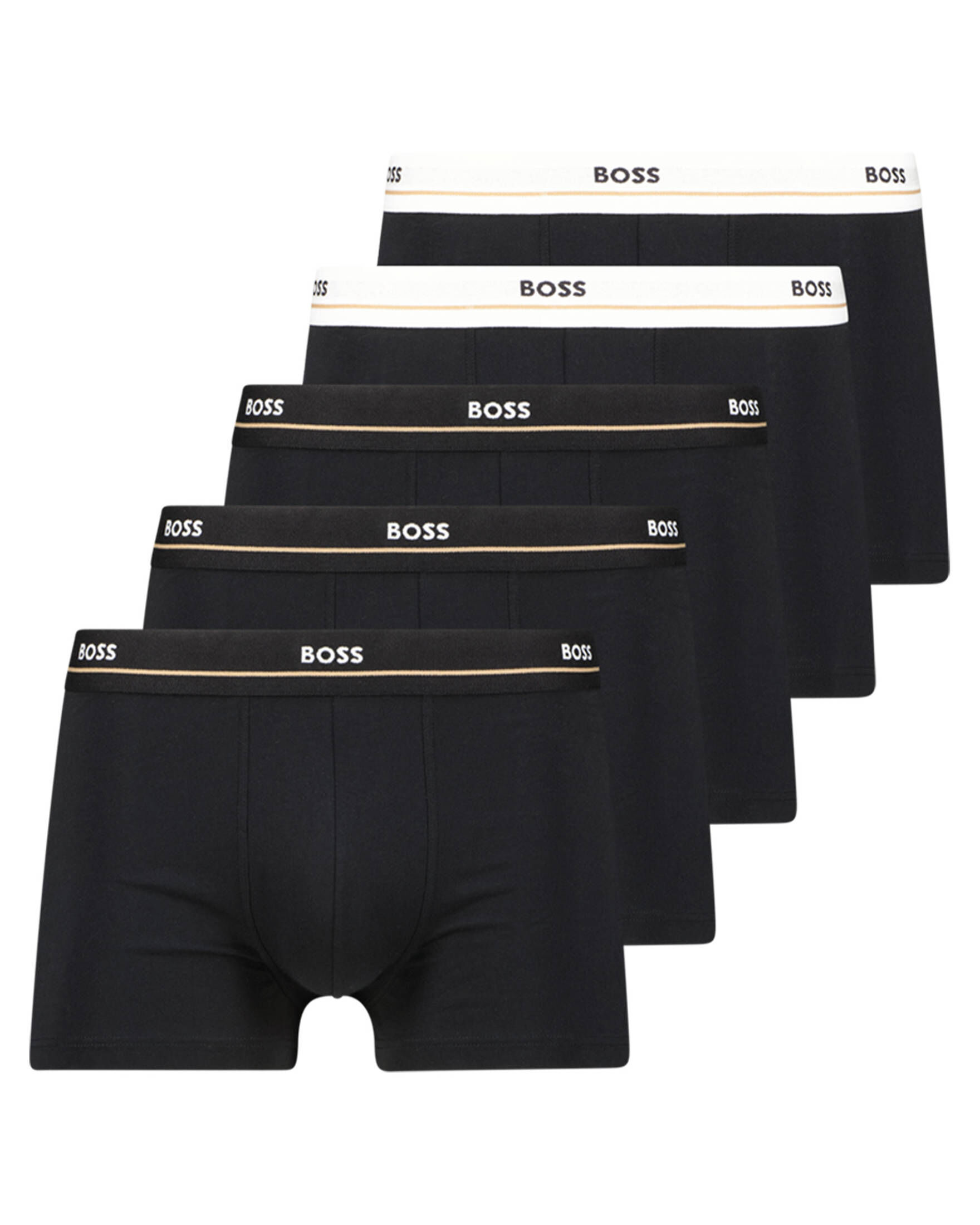 Herren Boxershorts 5er-Pack - Baumwoll-Jersey Boxershorts 12,7cm