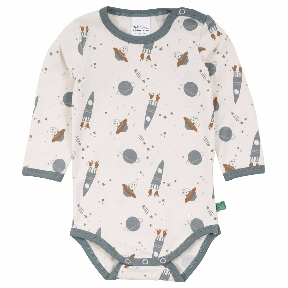 Fred's World Baby Bodysuit - Bio-Baumwolle Mit Sternchen-Muster Für Jungen