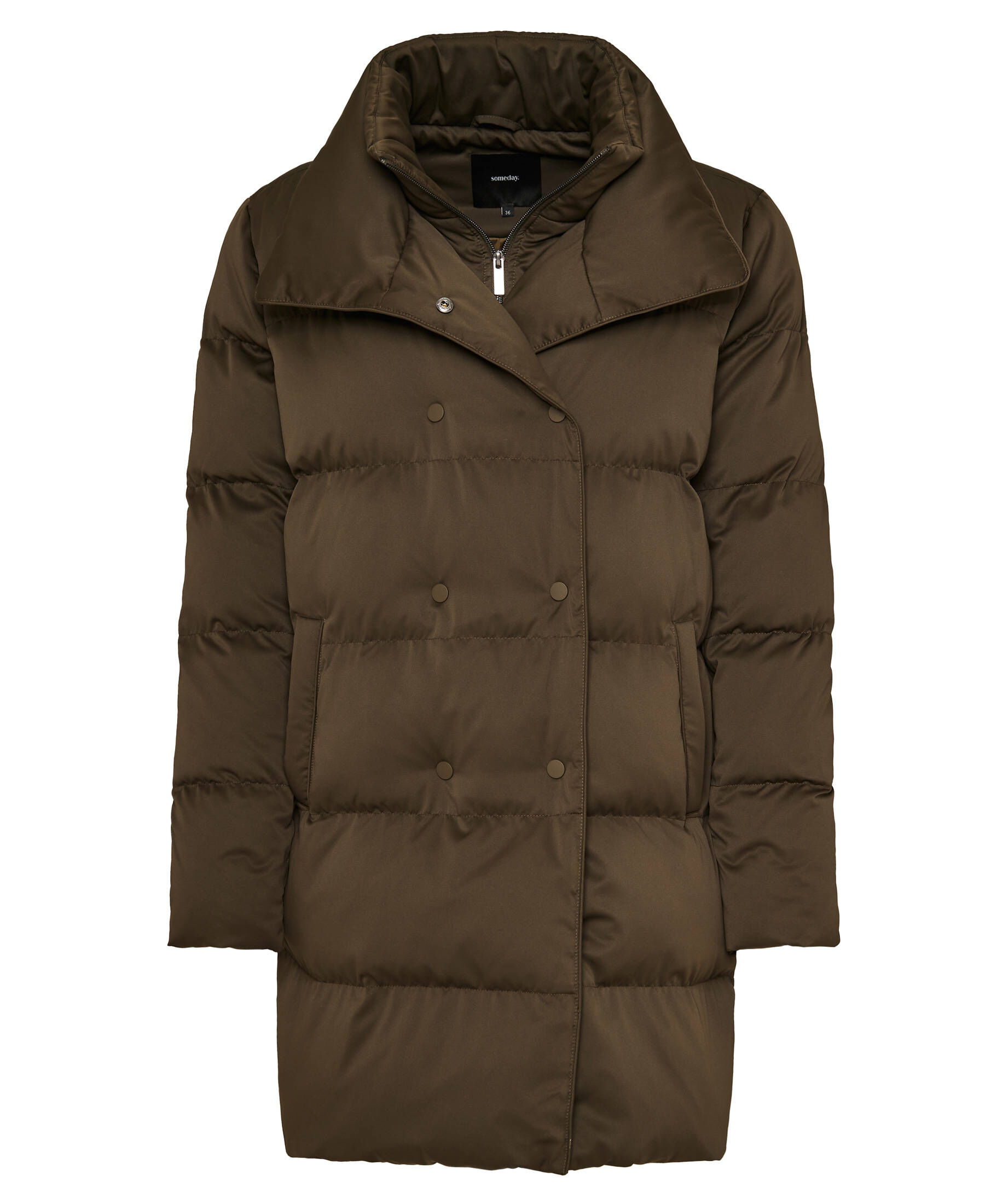 Someday Damen Wollmantel VALMERA - Exklusiver Doubleface Mantel Aus Kaschmir Wolle