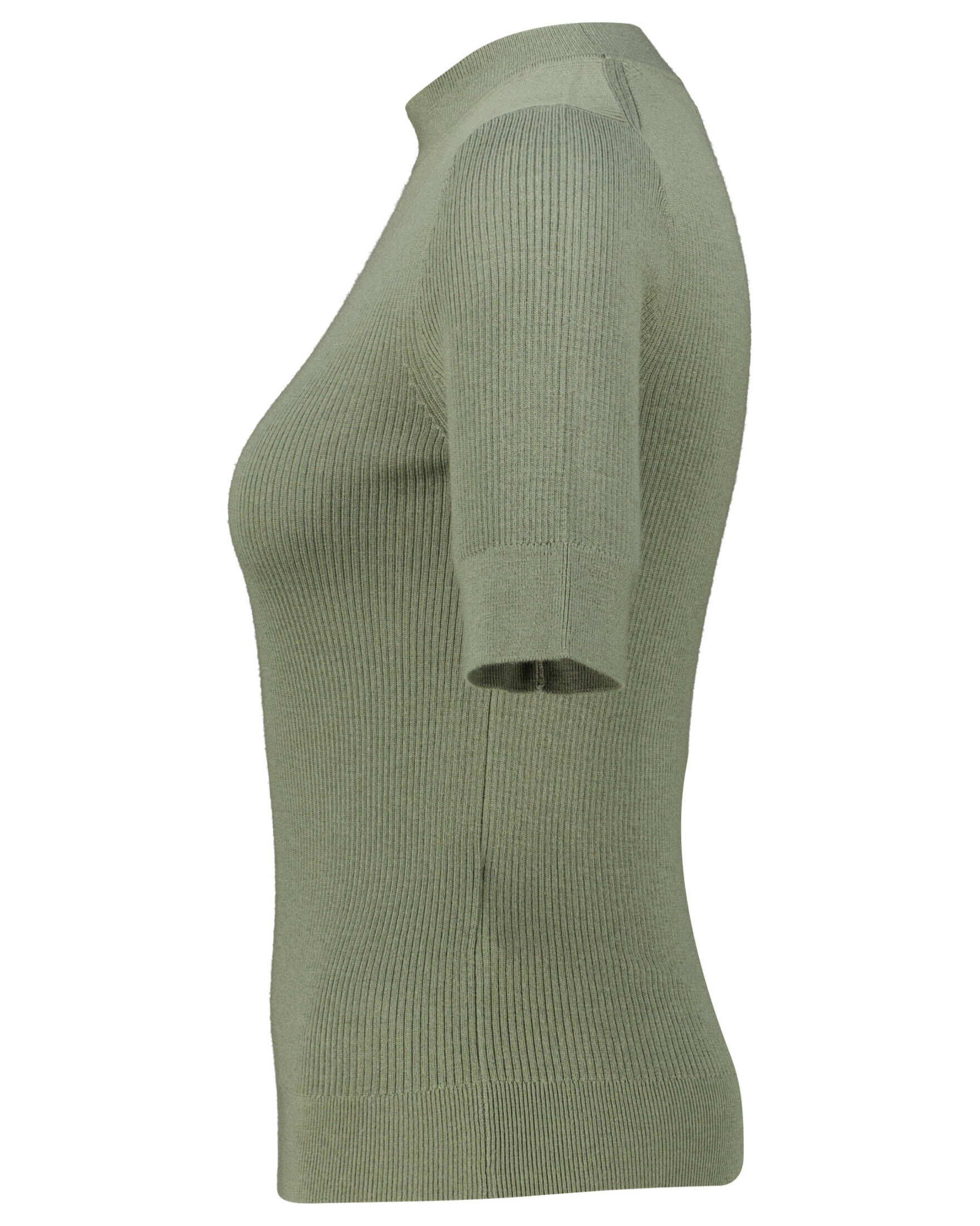 Damen Kurzarmpullover Sommer - Slim Fit Feinstrick Rundhals Basic Oberteil