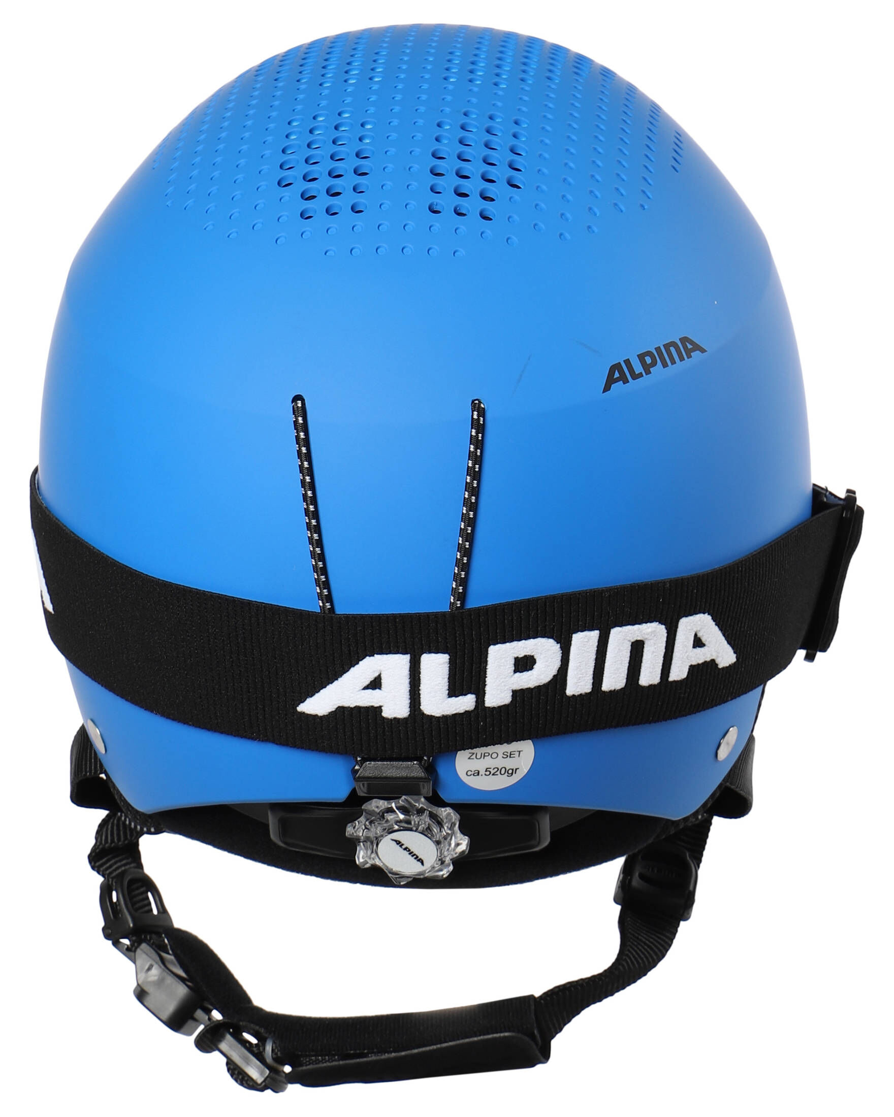 Alpina Kinder Skihelm / Snowboardhelm mit Brille ZUPO SET in Blau