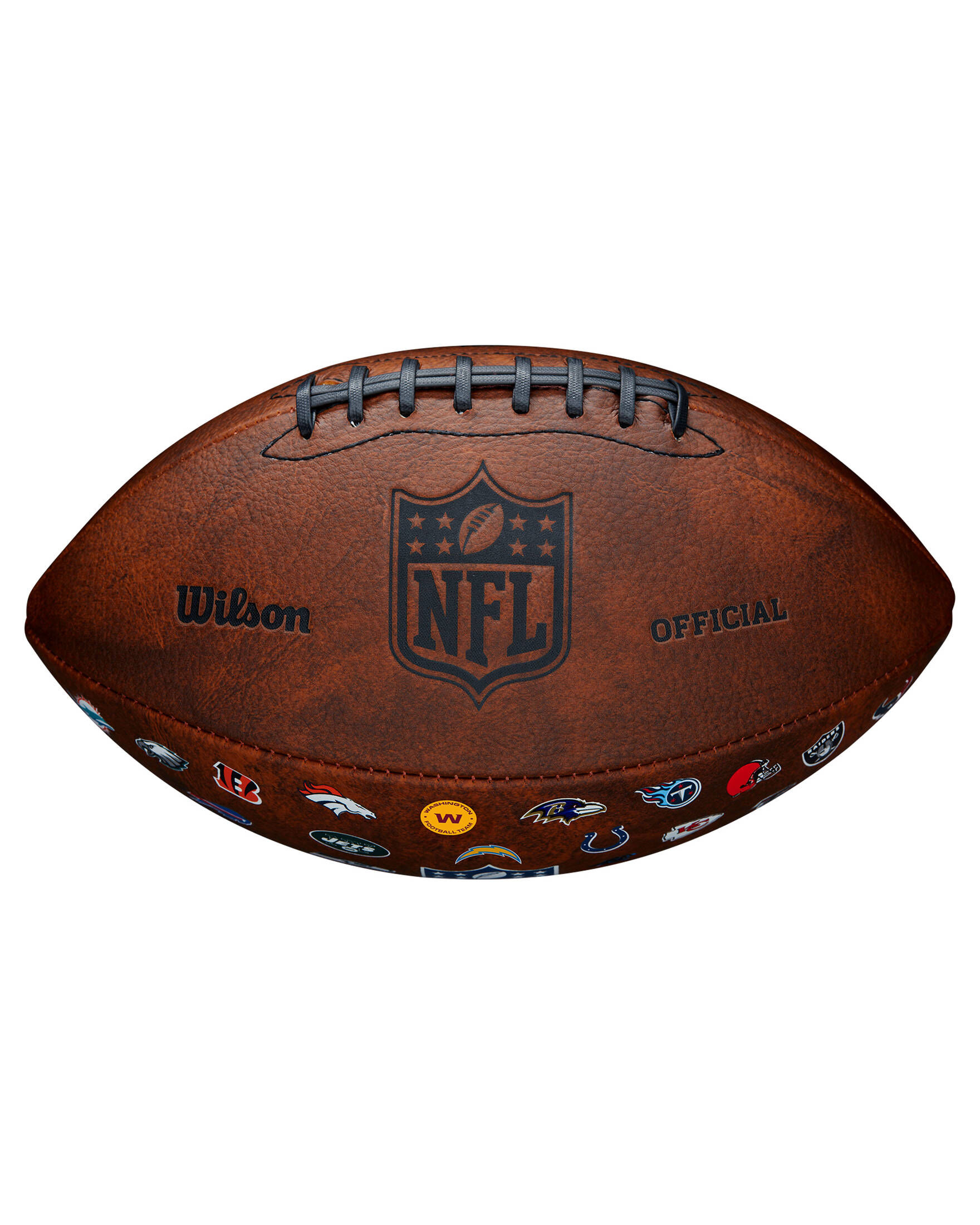 American Football Ball NFL OFF THROWBACK 32 TEAM LOGO