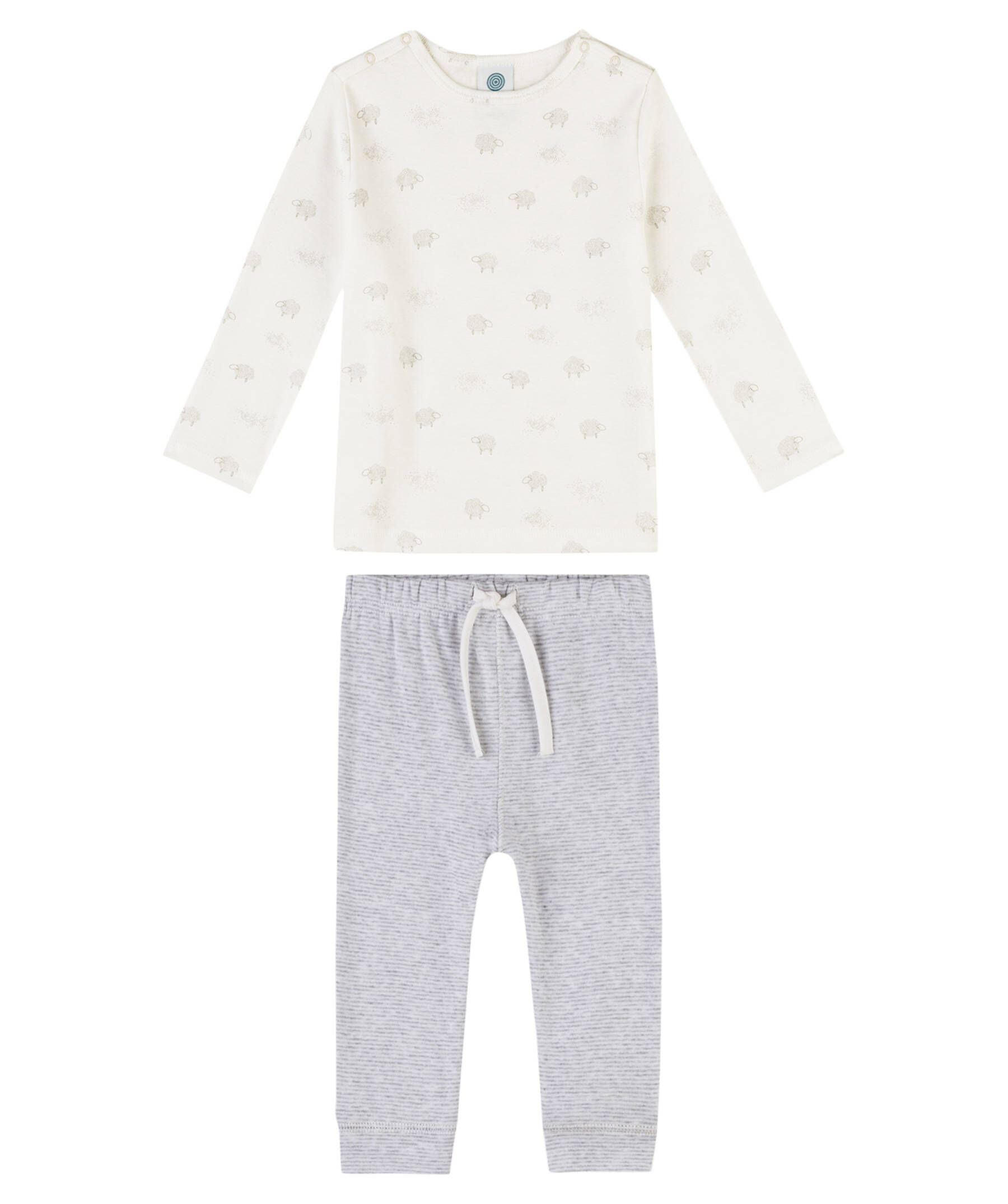 Sanetta Baby Schlafanzug 2-teilig - Bio-Baumwolle Unisex