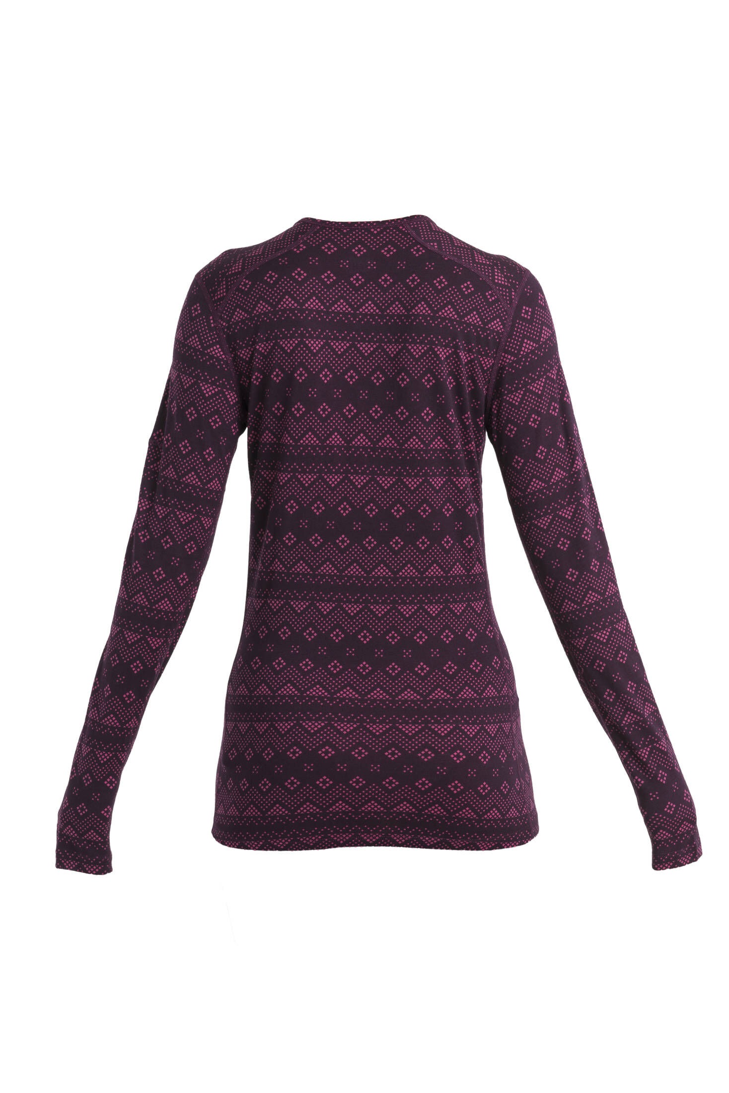 merino langarmshirt damen