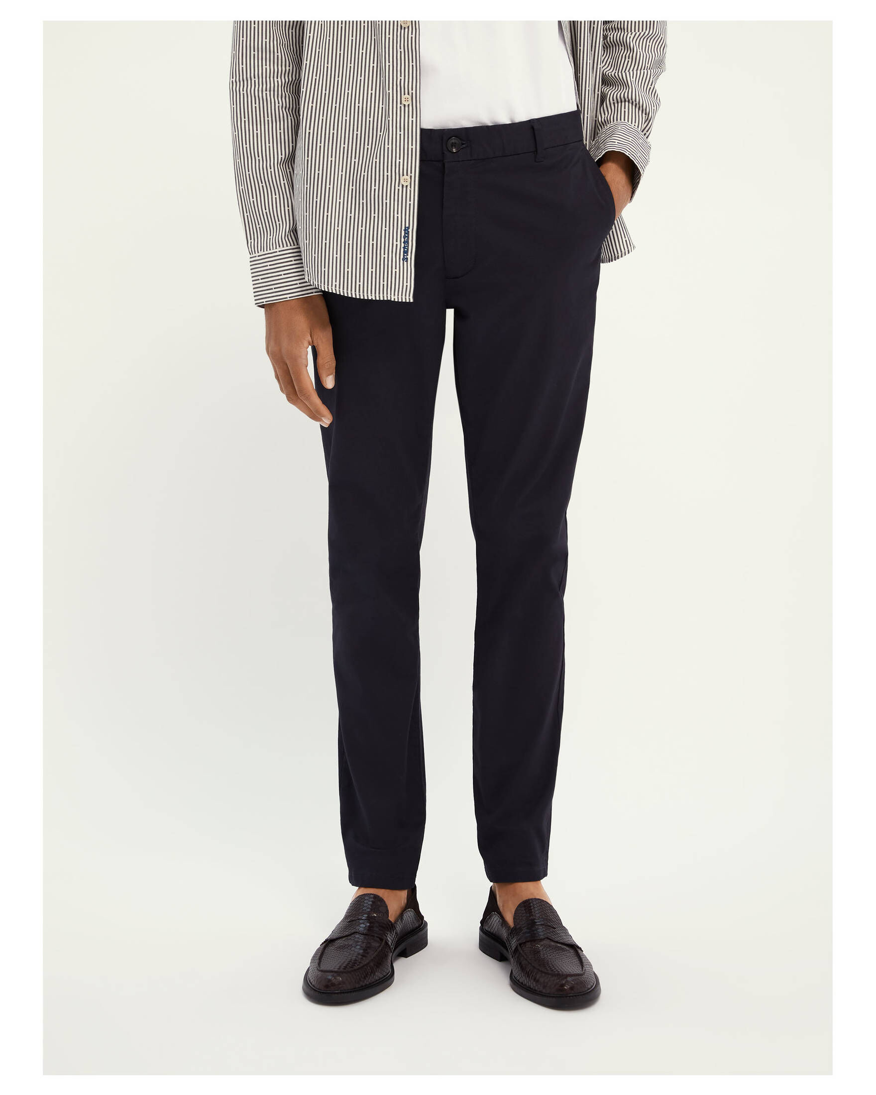 Herren Chinohose Mit Karomuster - Lockere Freizeithose Aus Atmungsaktivem Material In M-3XL