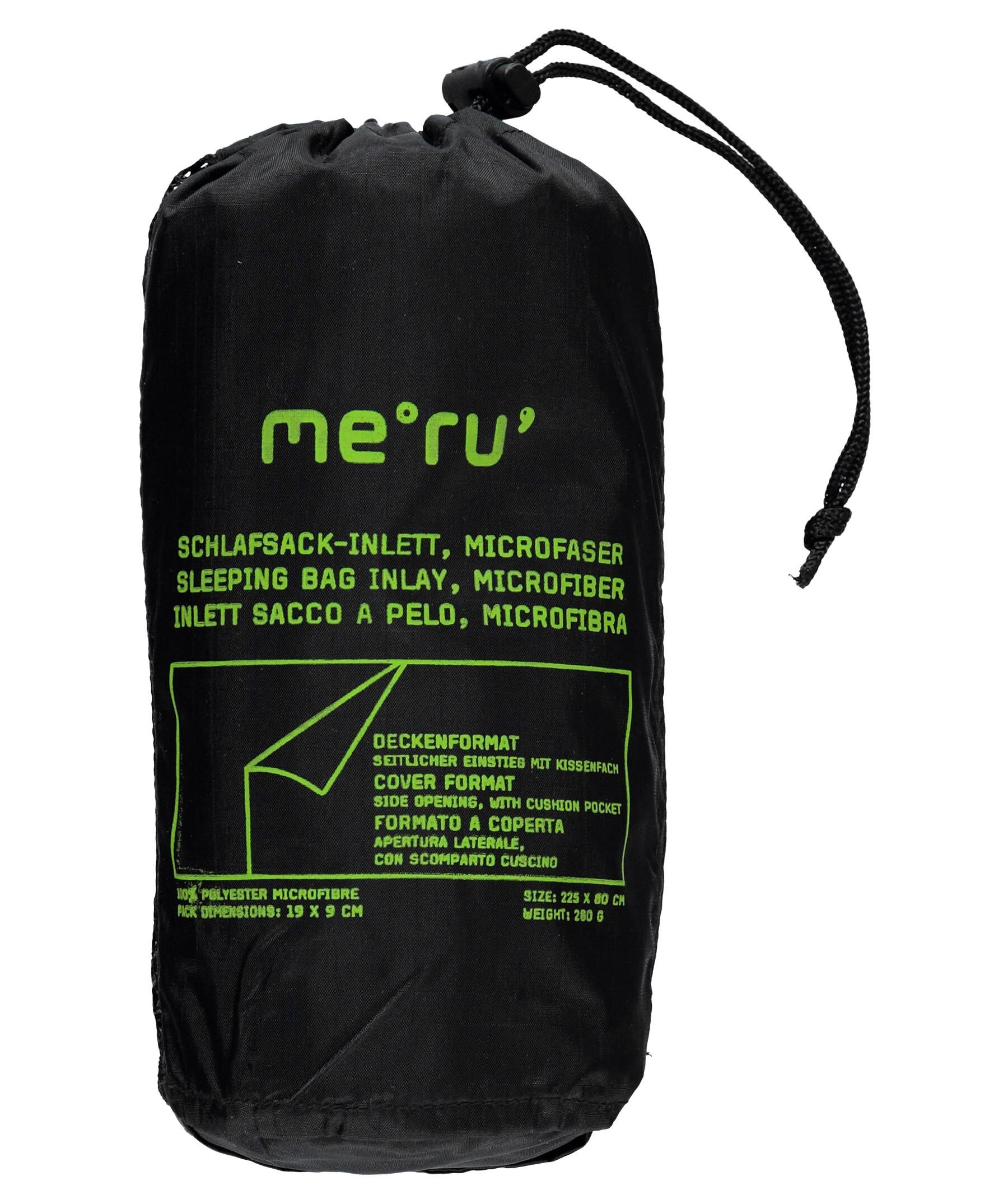 Meru Micro-Fleece Mummy Schlafsack Innenliner - Warm & Leicht Für Outdoor