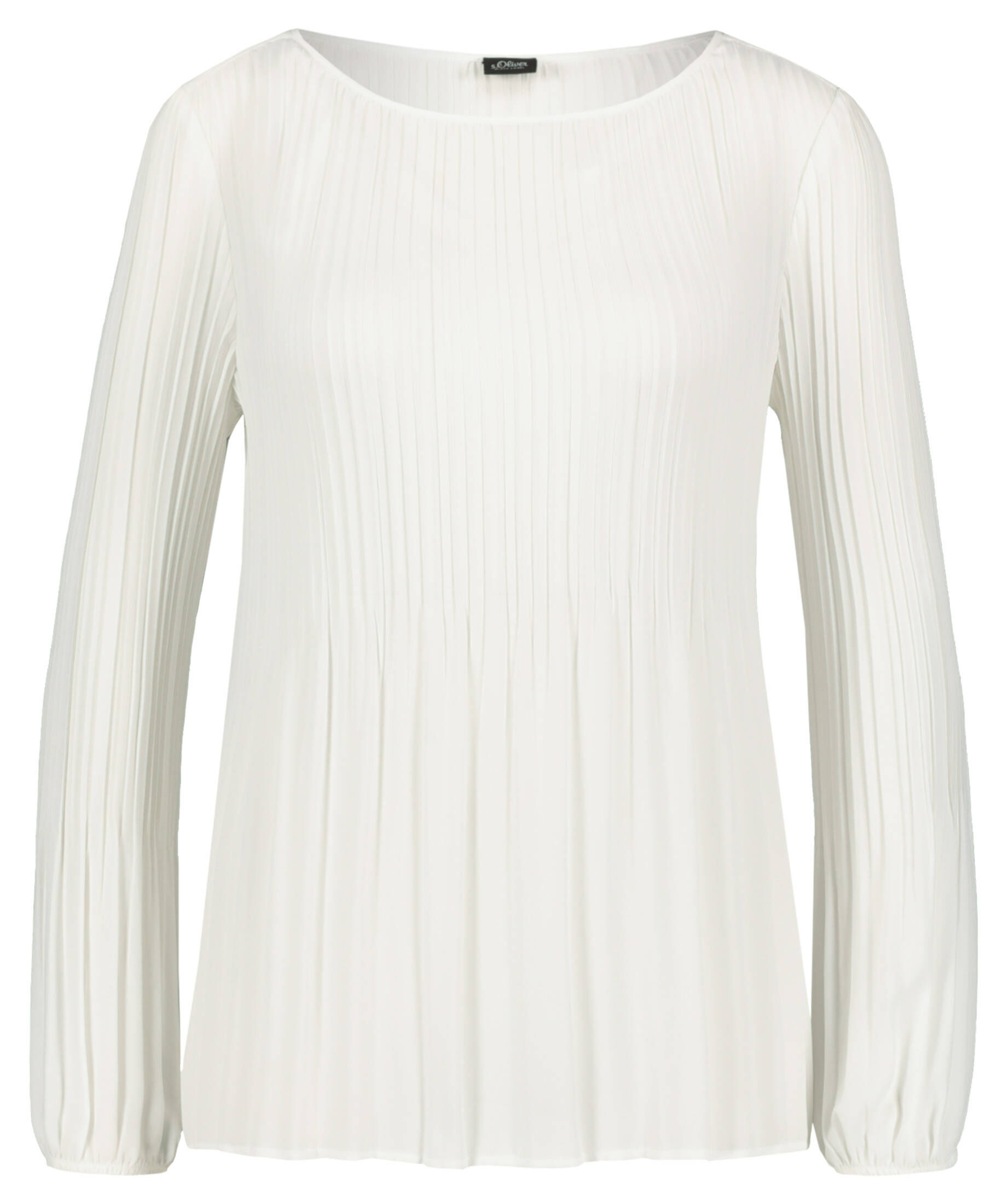 S.Oliver Damen Jersey Bluse Langarm - Bequeme Freizeitbluse Mit Allover-Print