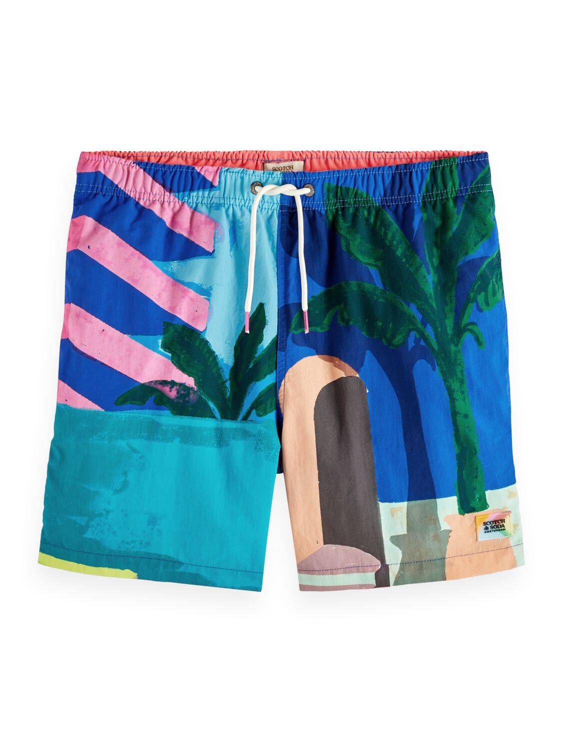 CR7 Herren Badehose – Langes Bein, Baumwollmix, Hauteng & Bequem