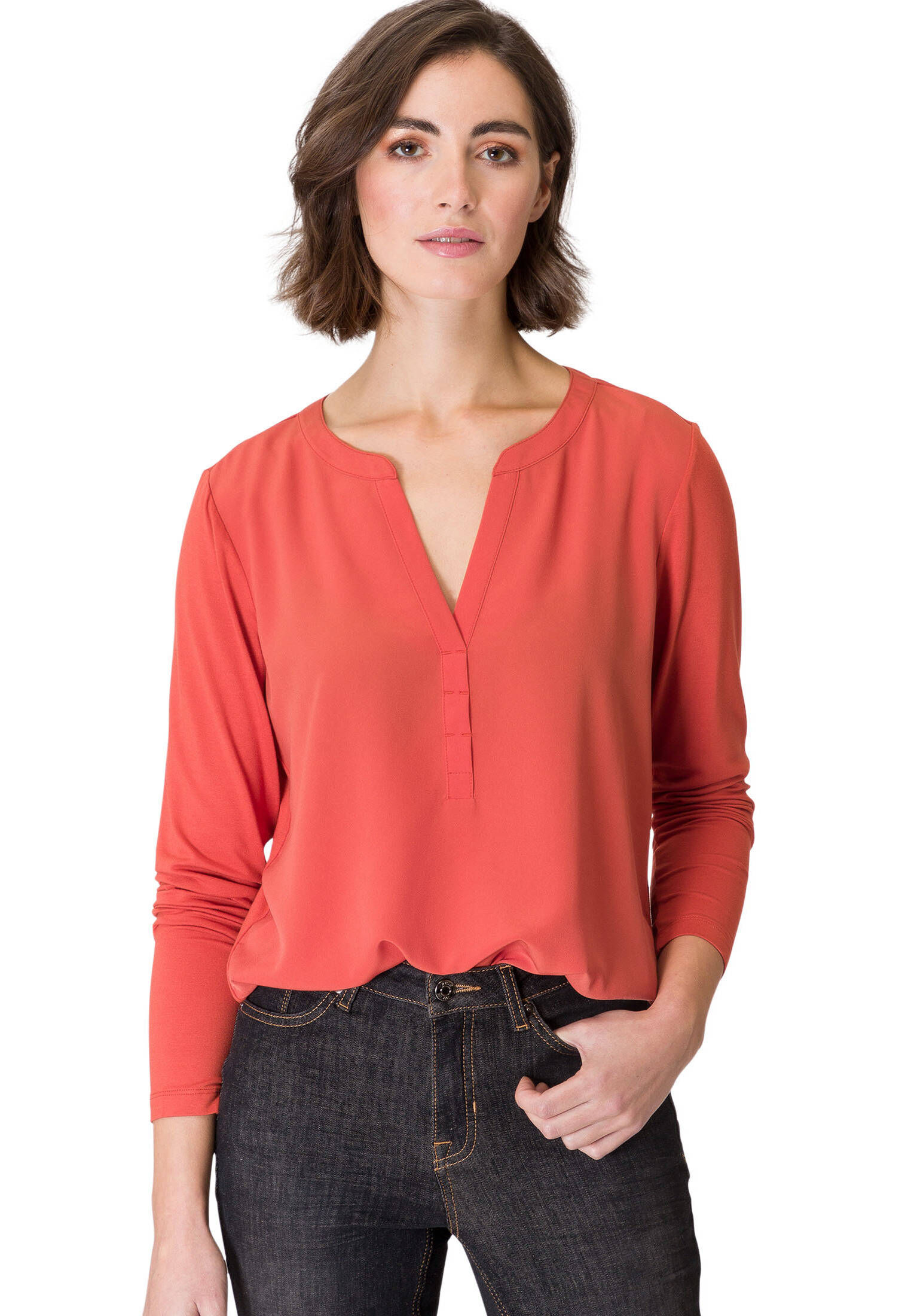 PIECES Pcdelphia LS New Wrap Top Blusenshirt, Nero, XS Donna