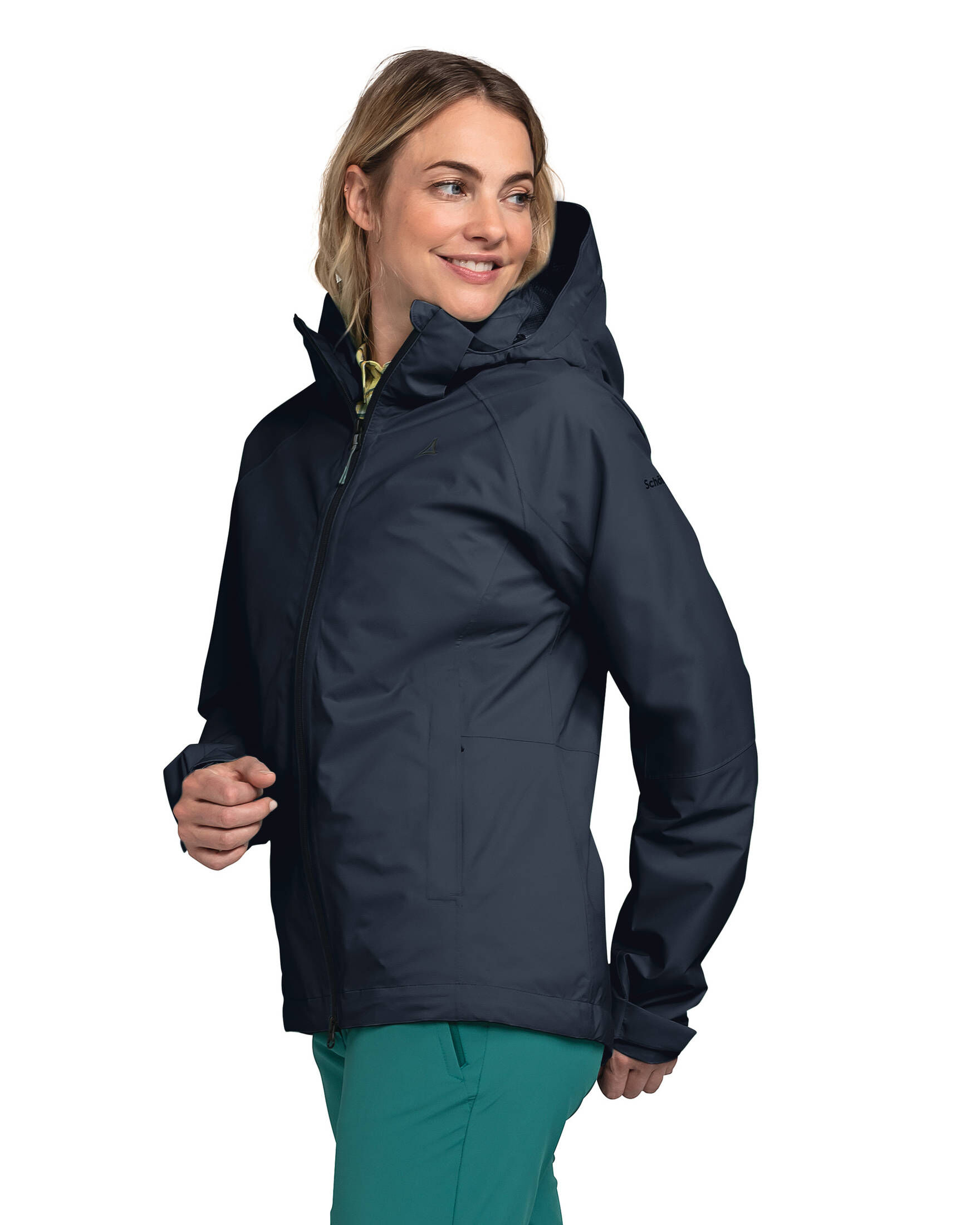 Funkier Damen Regenjacke – Wasserdicht, Zusammenklappbar, Mit Lüftungsschlitzen, 100% Nylon