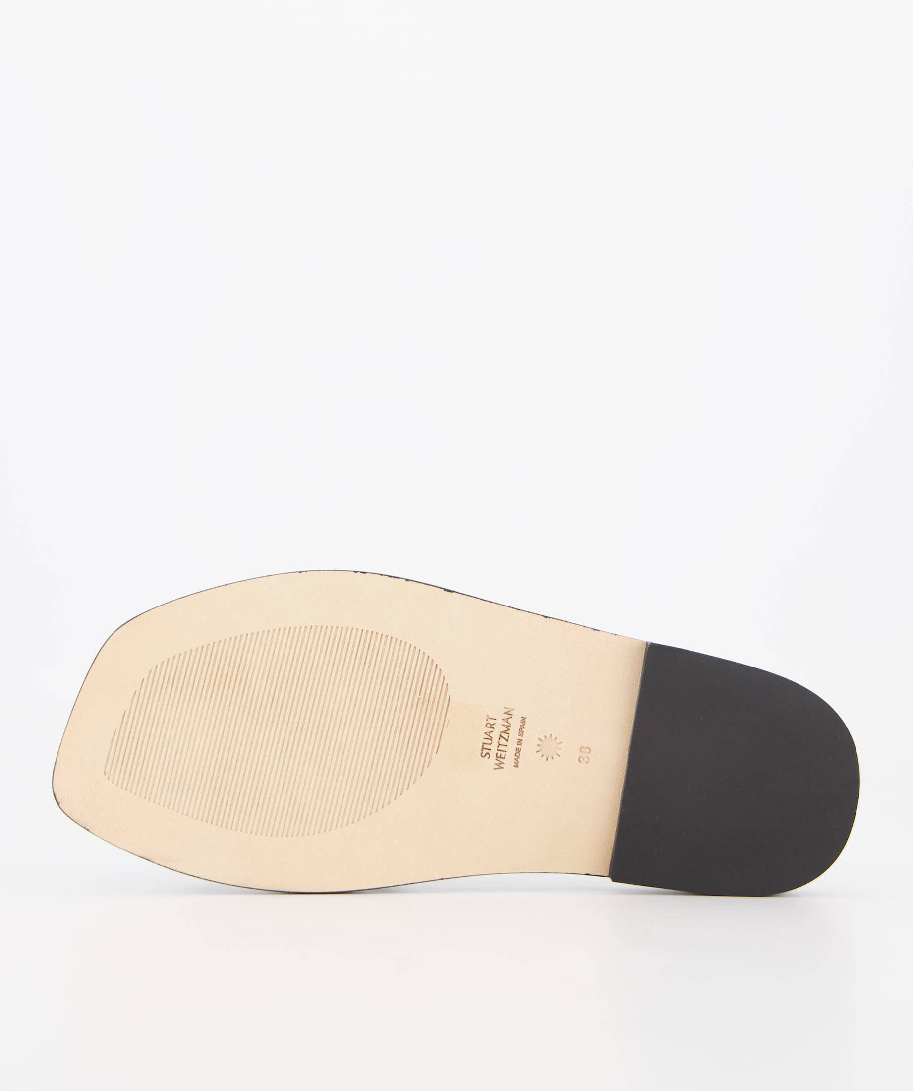 stuart weitzman sierra woven leather flat sandals