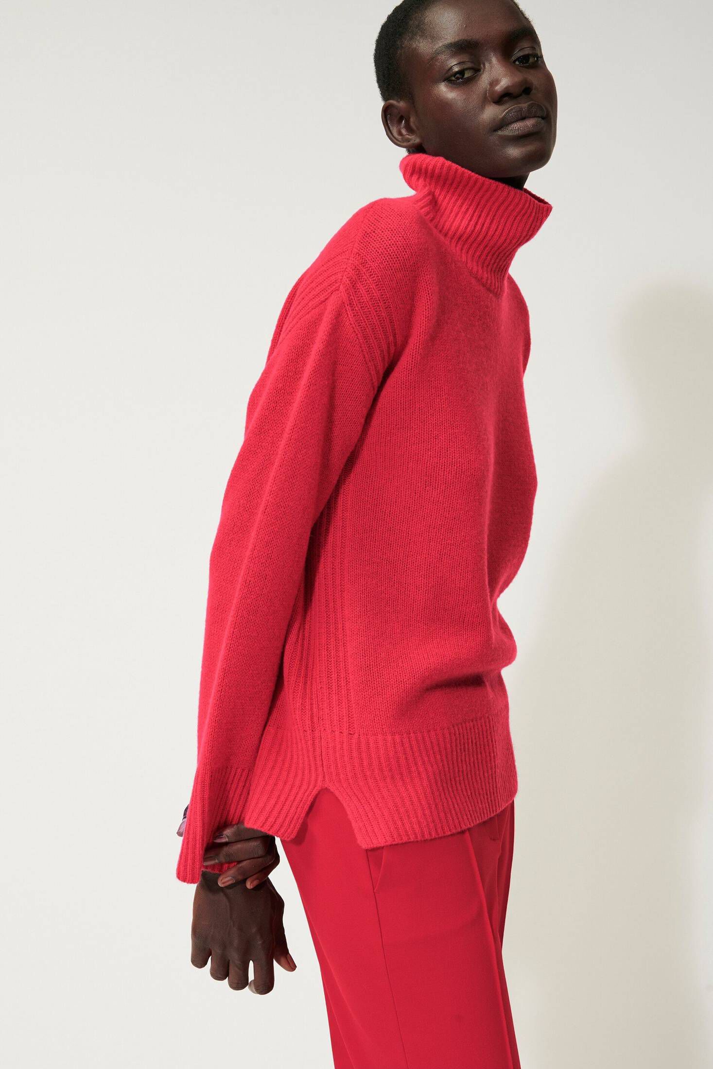 Pullover Damen Wolle Kaschmir