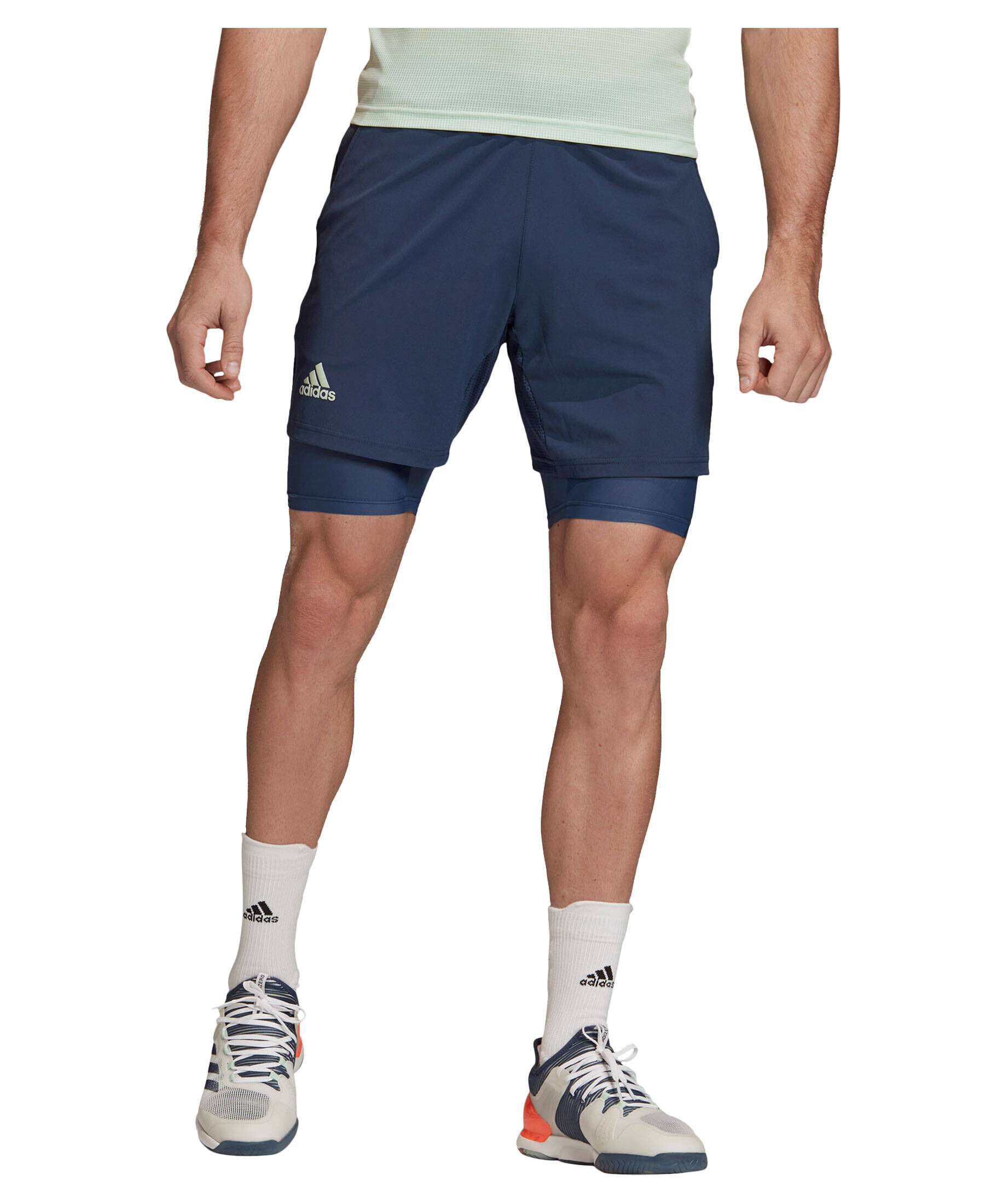 adidas Performance Herren Tennisshorts mit Innentights "2 in 1 Ergo